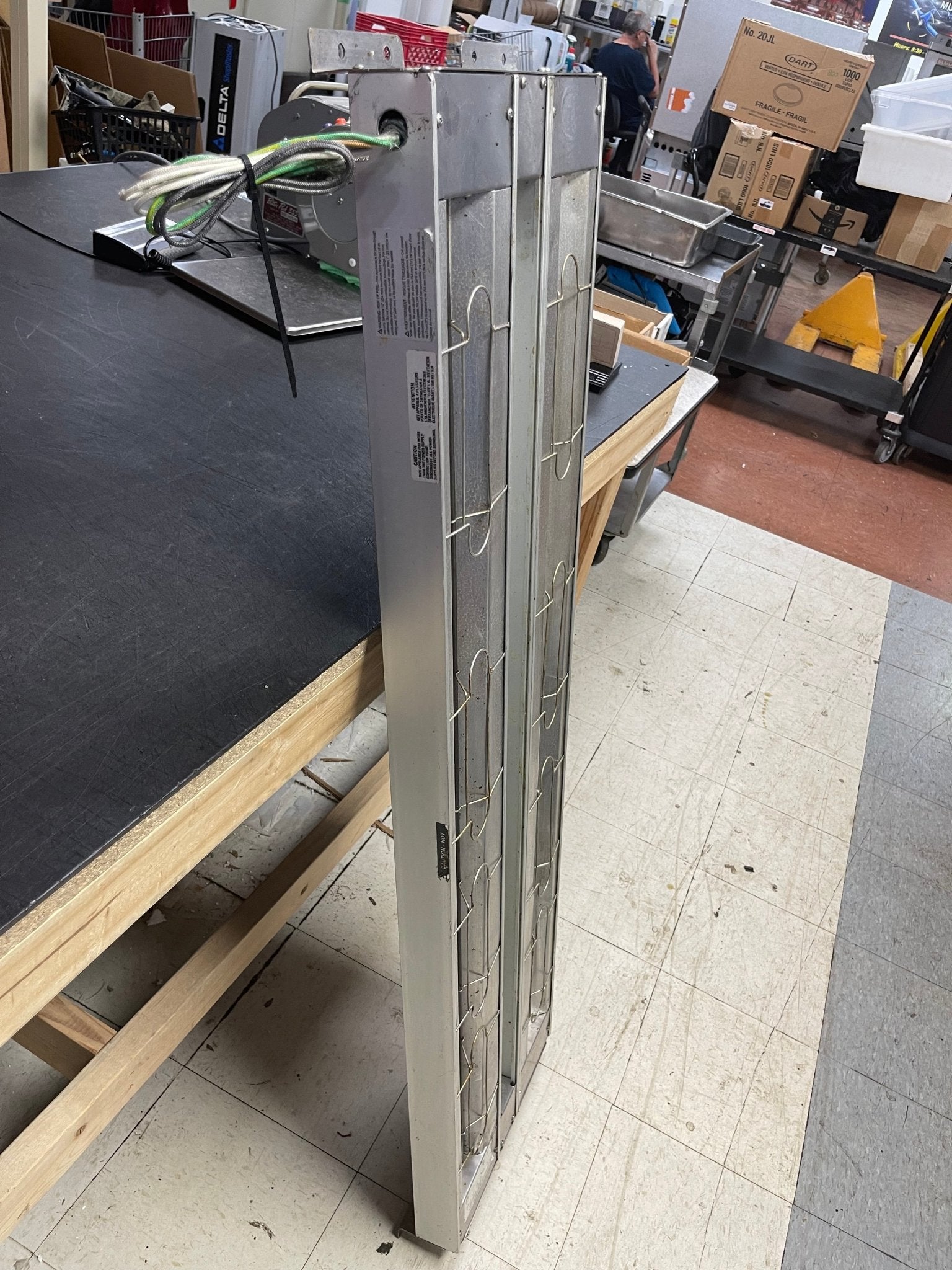 Used Hatco GRA - 54D Glo - Ray 54" Aluminum Dual Infrared Food Warmer 120V 1850W - Falcon Restaurant Supply - 5