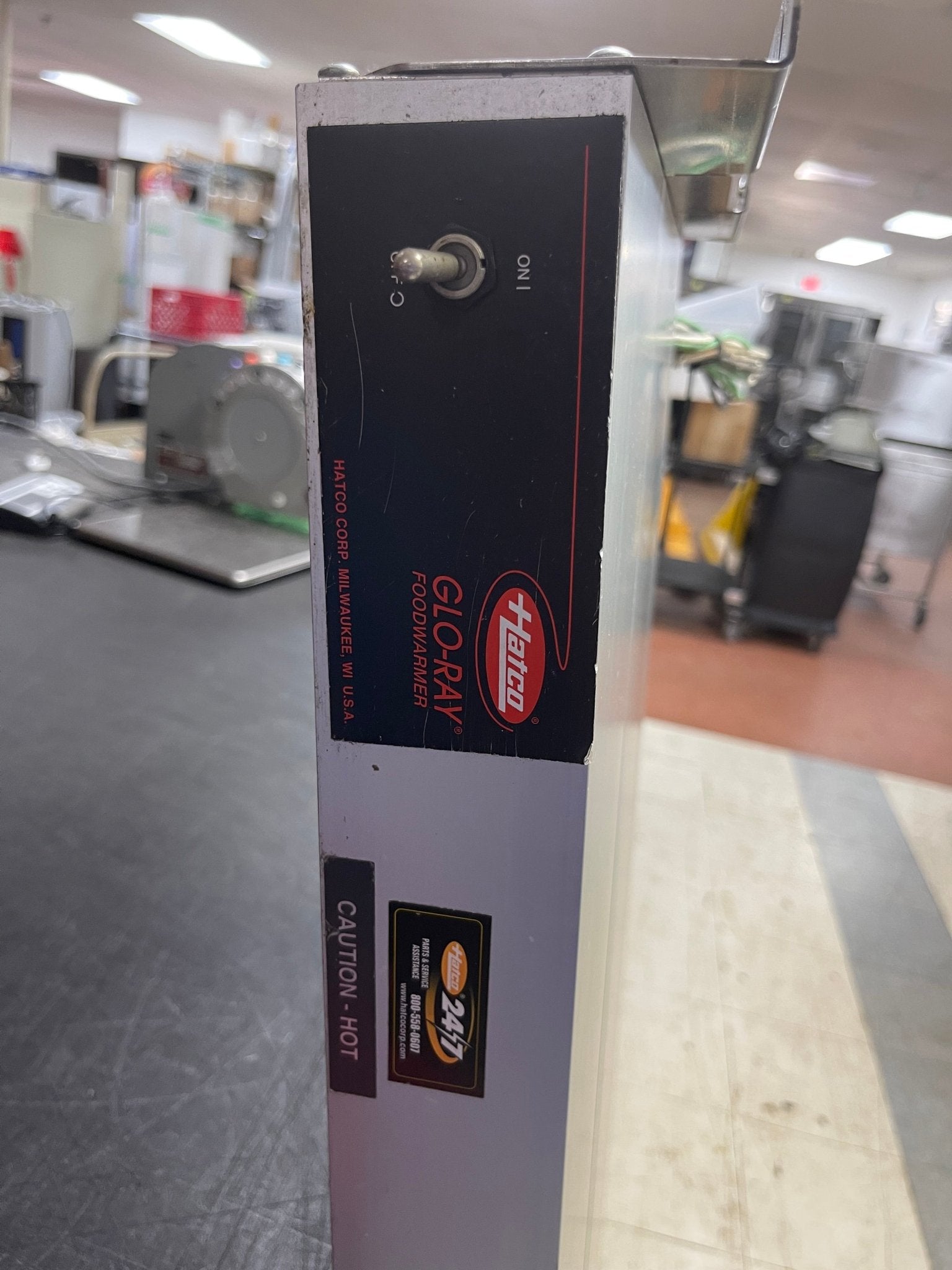 Used Hatco GRA - 54D Glo - Ray 54" Aluminum Dual Infrared Food Warmer 120V 1850W - Falcon Restaurant Supply - 3