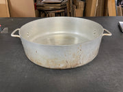 Used 18"x 5"D Heavy Duty Aluminum Brazing Pan - TH2