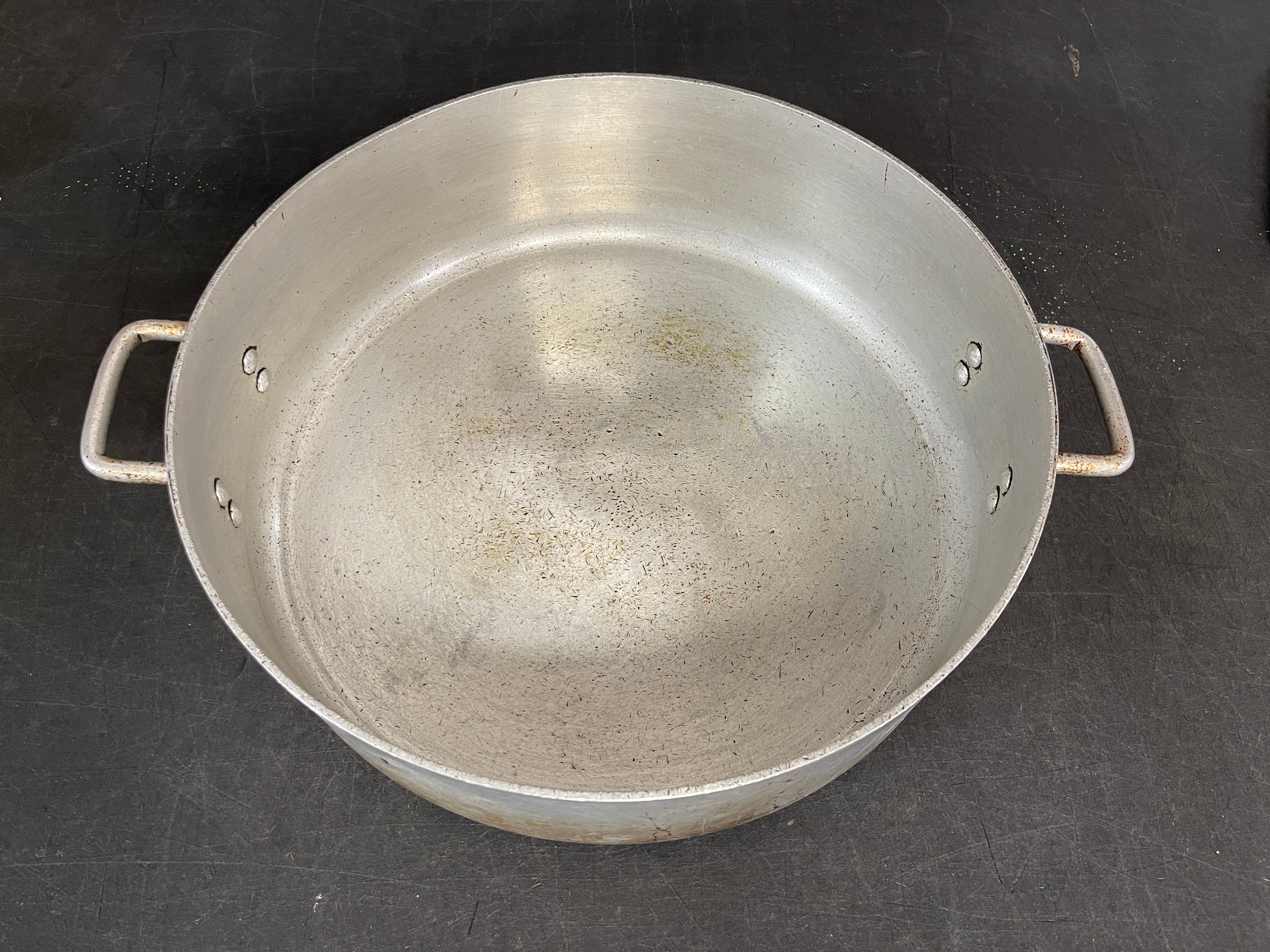 Used 18"x 5"D Heavy Duty Aluminum Brazing Pan - TH2