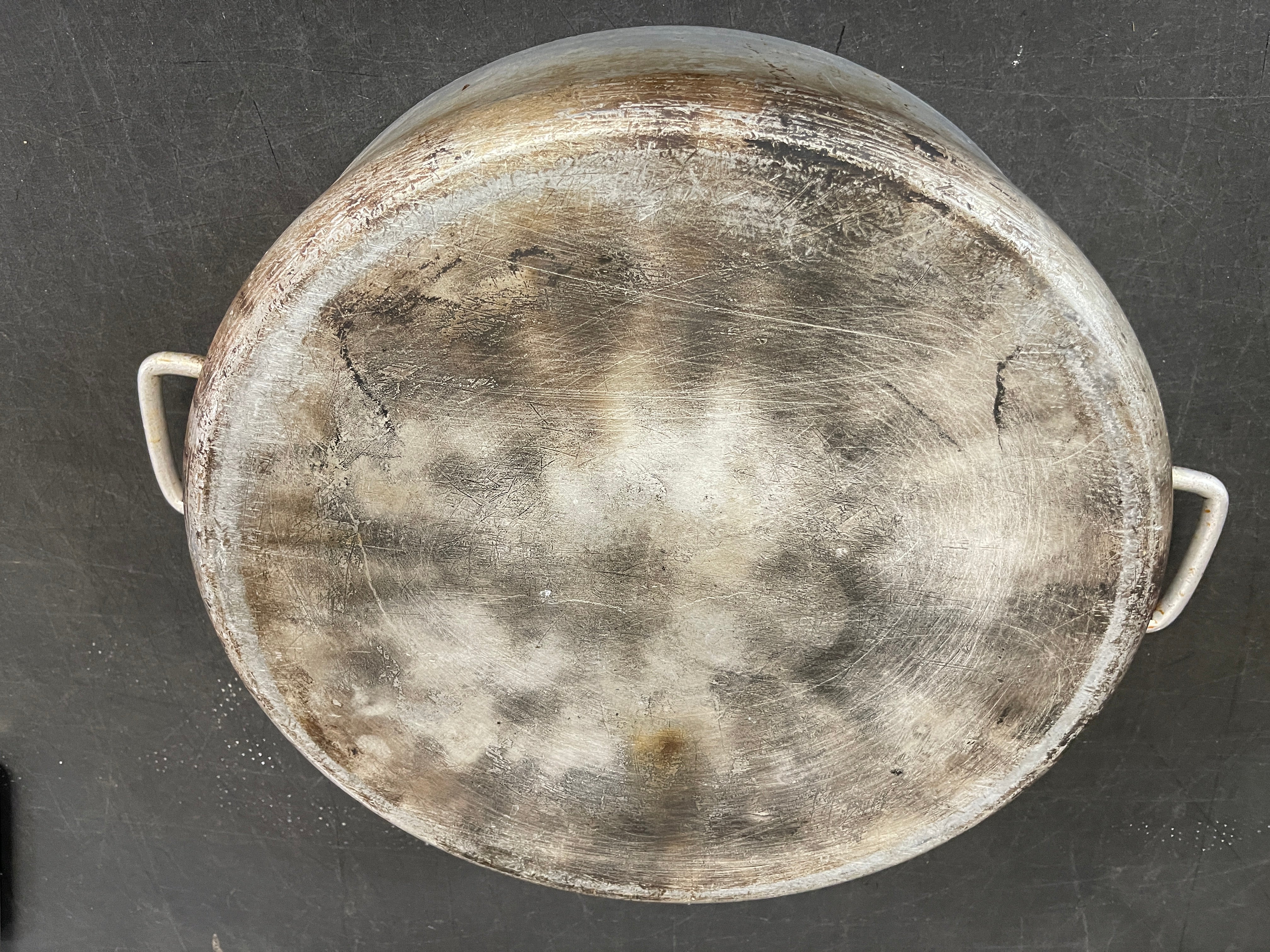 Used 18"x 5"D Heavy Duty Aluminum Brazing Pan - TH2
