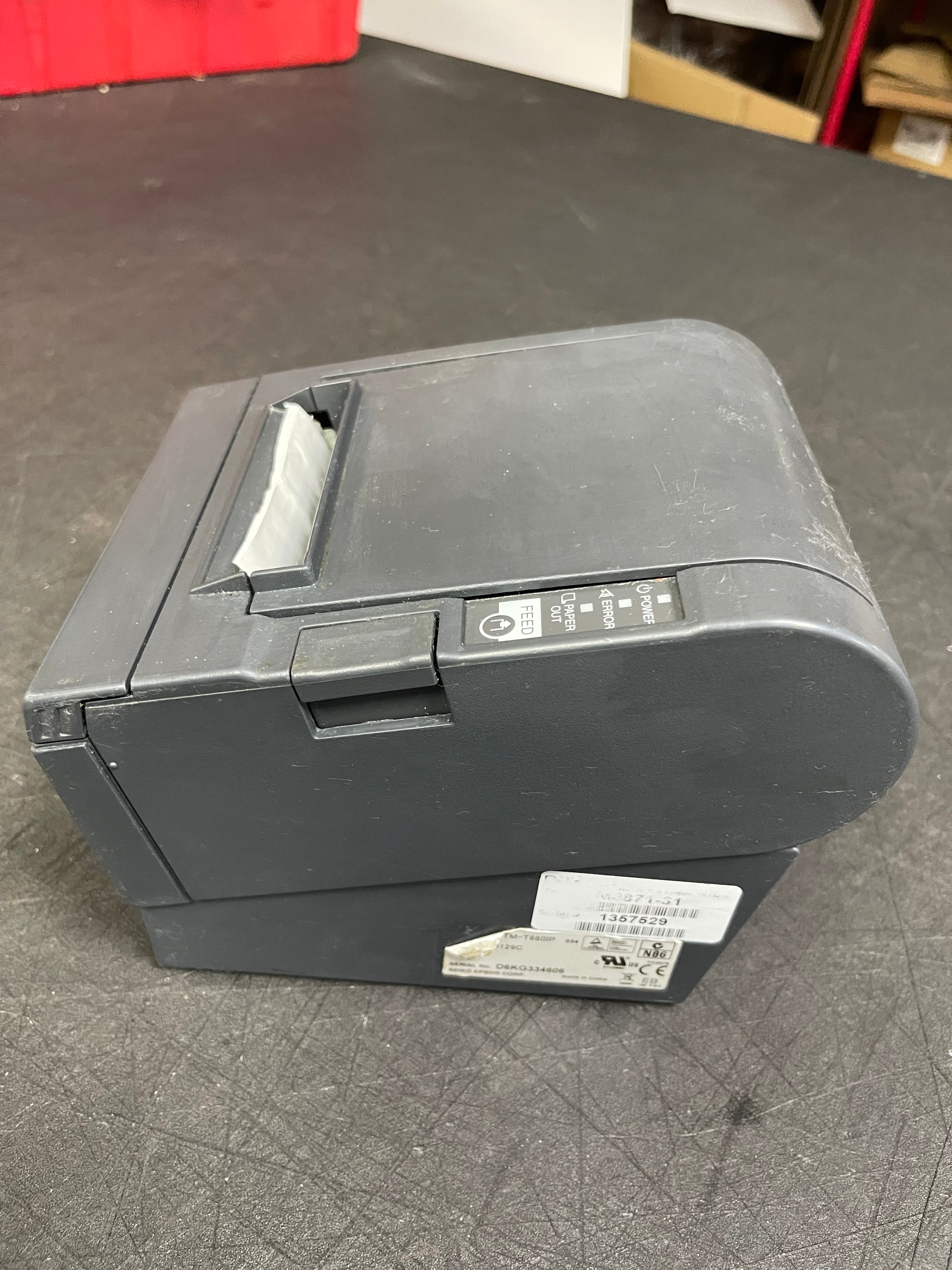 Used EPSON M129 Ethernet Thermal Receipt POS Printer