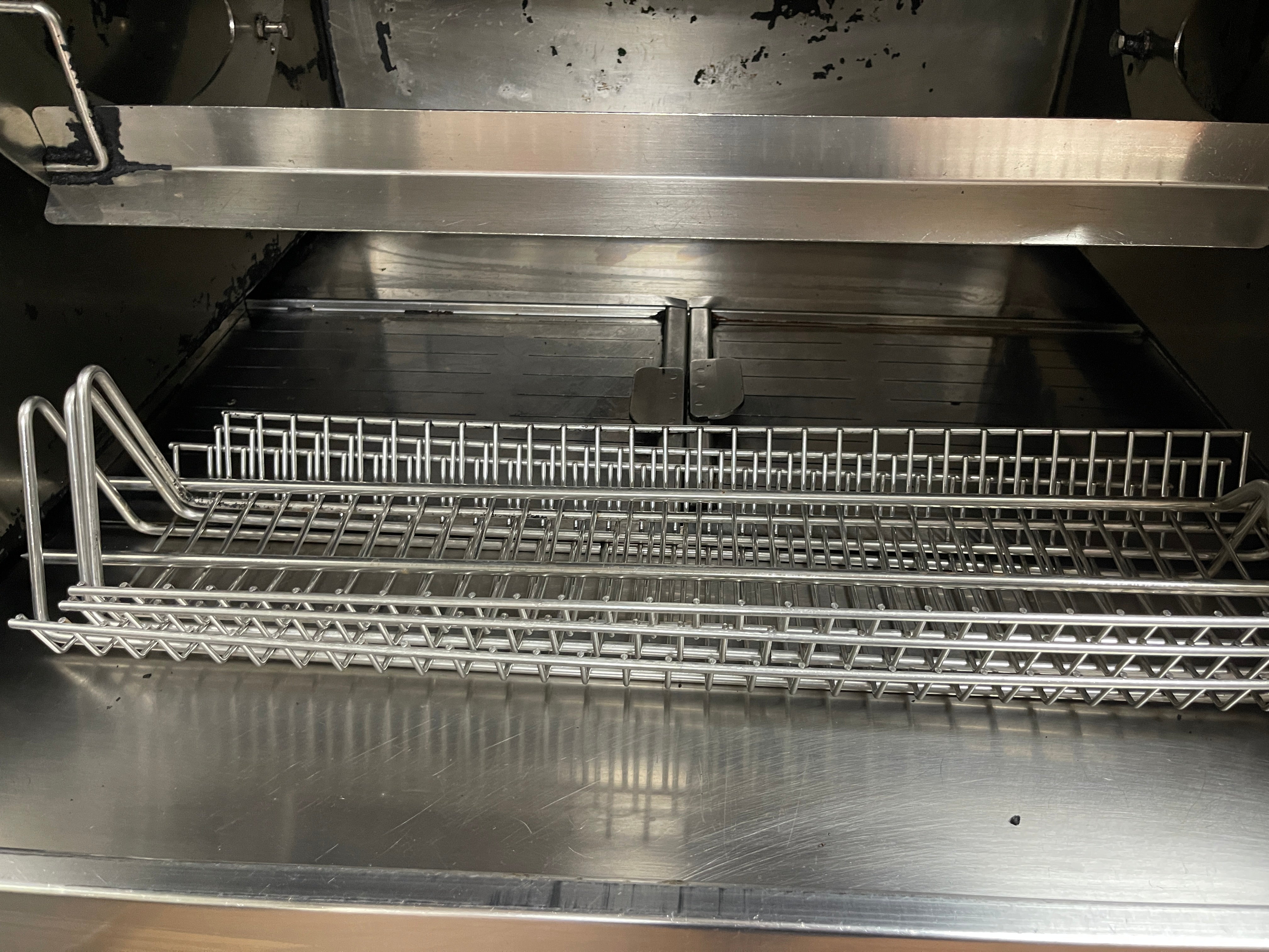 Used Hobart KA7EM-208S Electric Rotisserie Oven with Stand and Casters 208V 3/1 PH