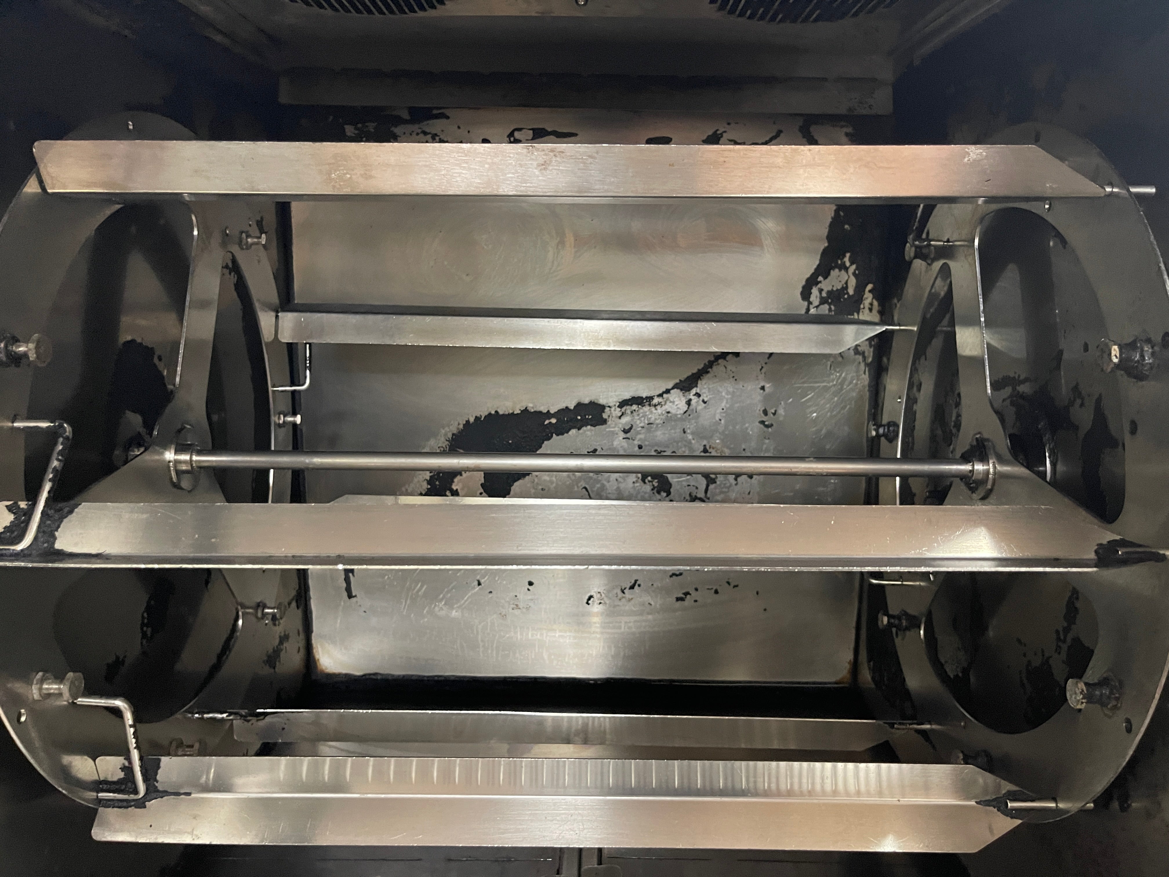 Used Hobart KA7EM-208S Electric Rotisserie Oven with Stand and Casters 208V 3/1 PH