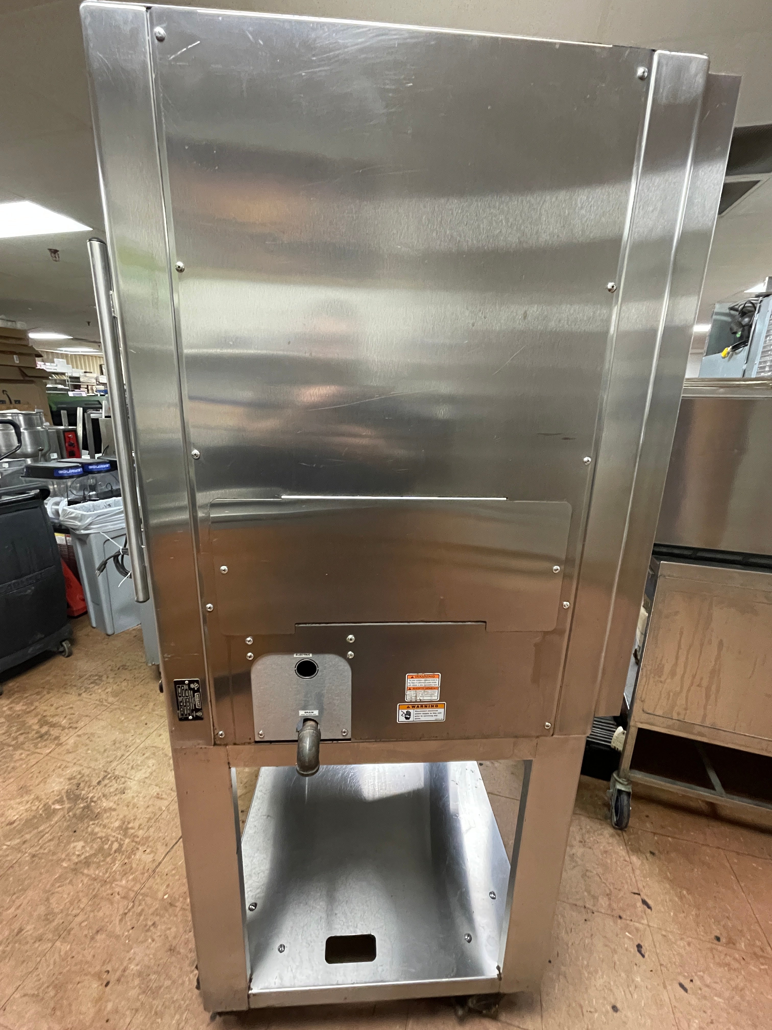 Used Hobart KA7EM-208S Electric Rotisserie Oven with Stand and Casters 208V 3/1 PH