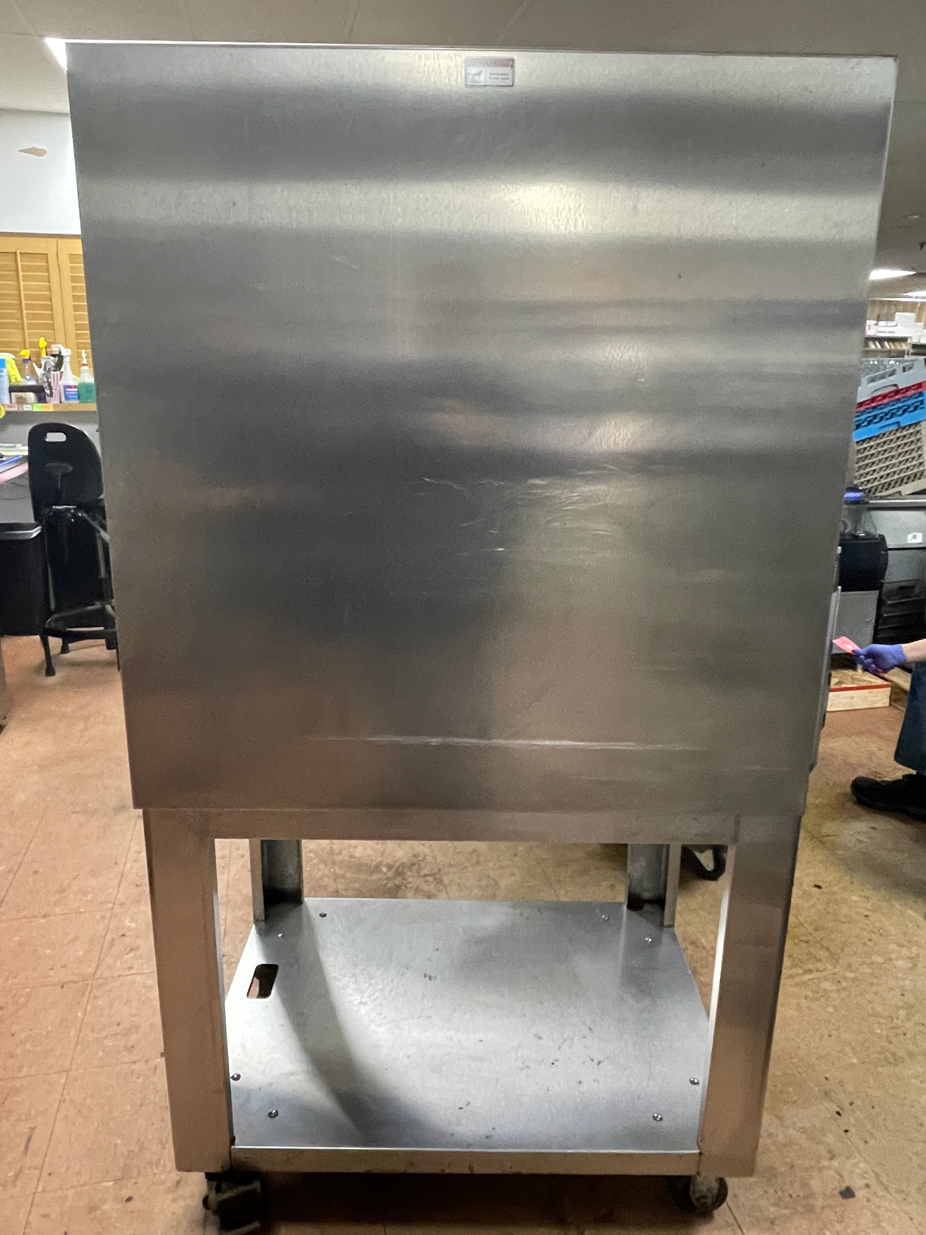 Used Hobart KA7EM-208S Electric Rotisserie Oven with Stand and Casters 208V 3/1 PH