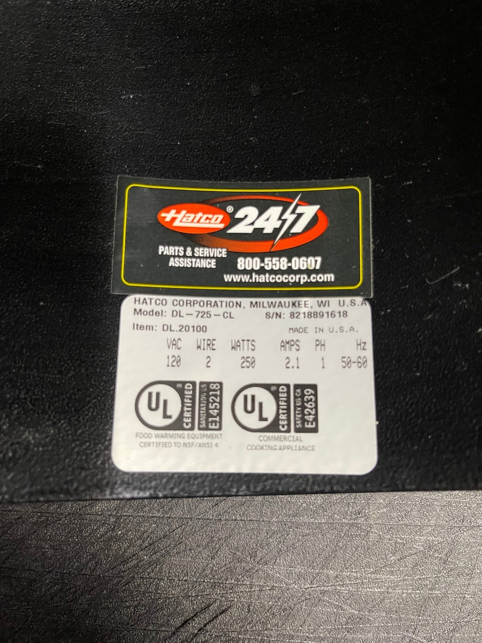 Used Hatco DL - 750 - RL Decorative Ceiling Mount Heat Lamp Food Warmer 110V 250W - Falcon Restaurant Supply - 7