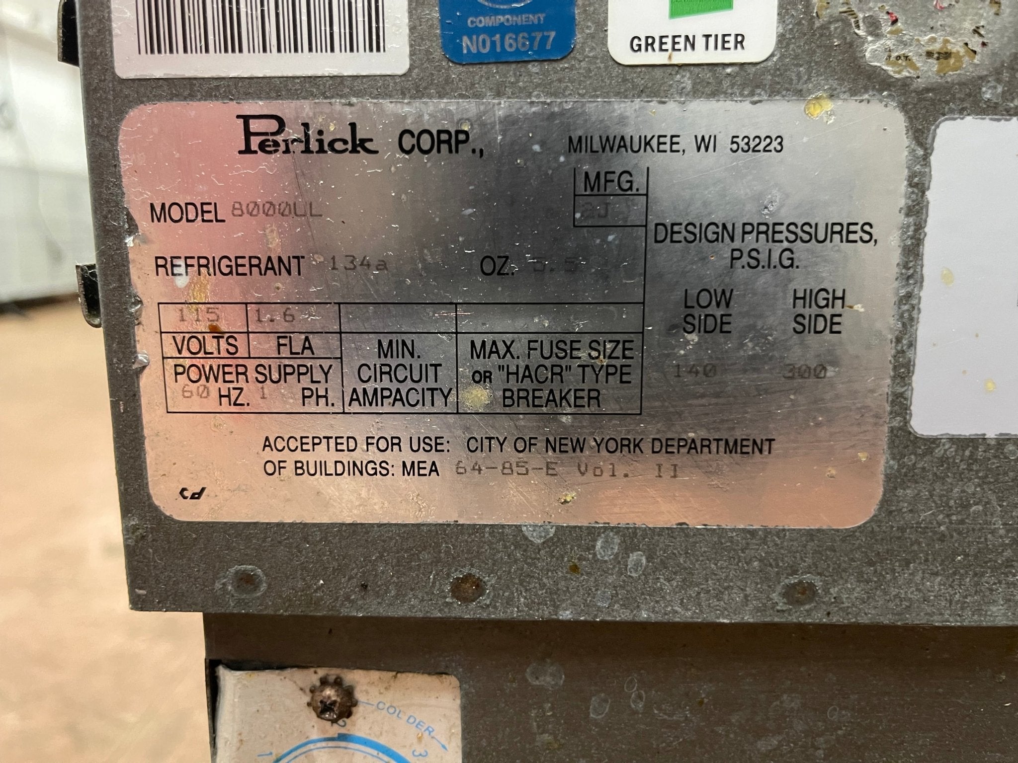 Used 51" Stainless Steel Commercial 3 Compartment Sink with Faucet - JS - SS8 - Falcon Restaurant Supply - 6