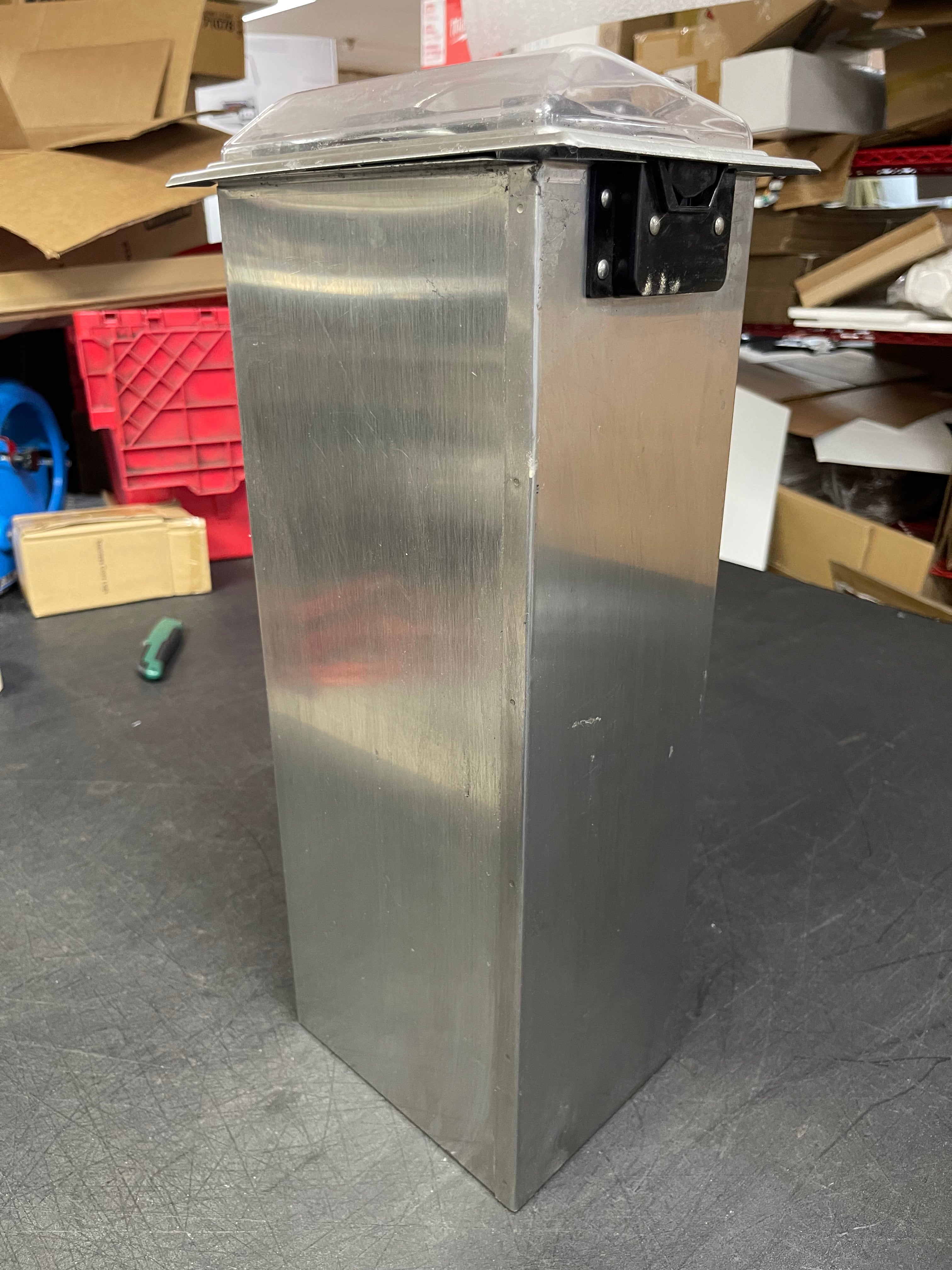 Used San Jamar H2001CLSS In-Counter Fullfold Napkin Dispenser