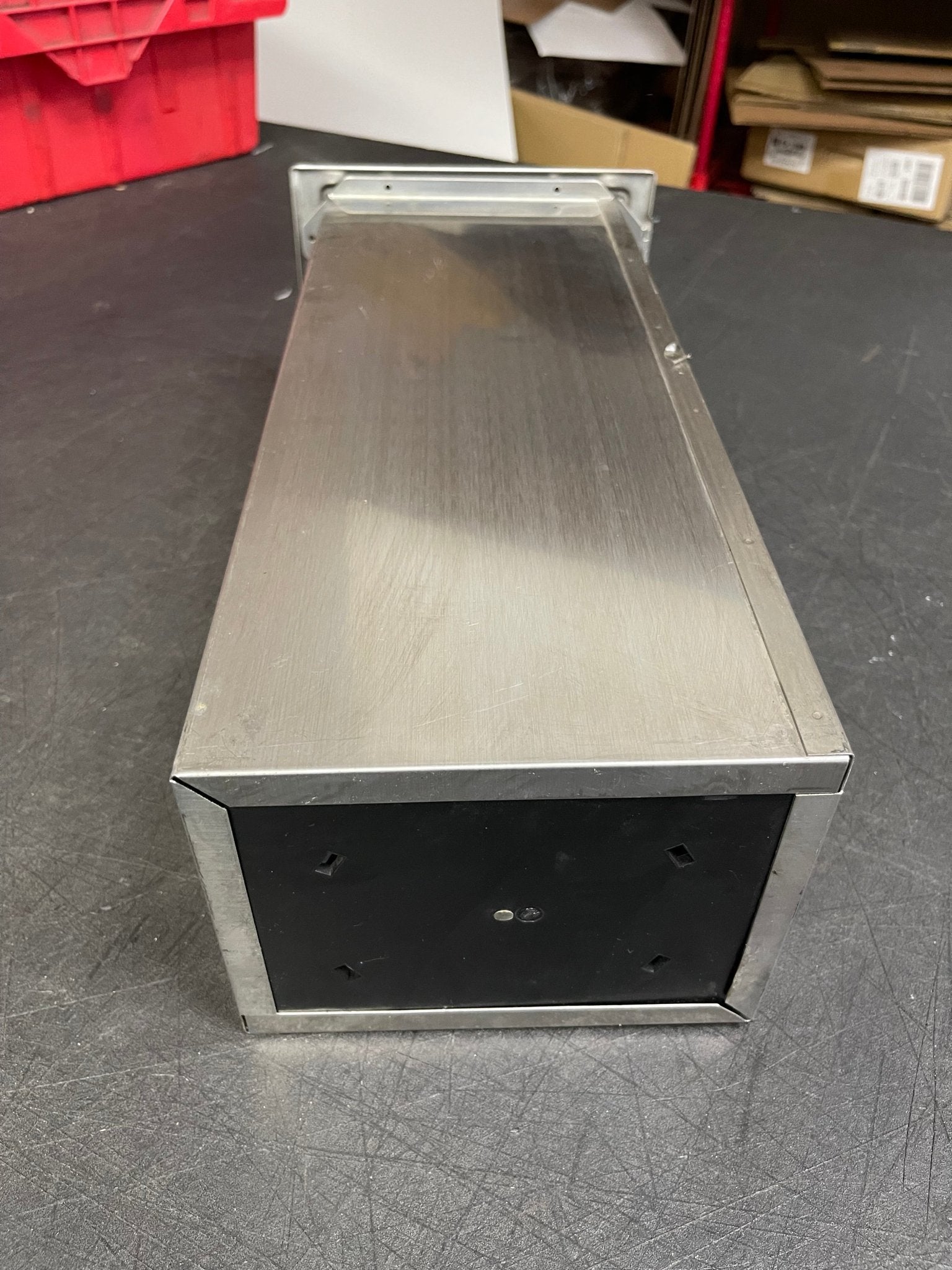 Used San Jamar H2001CLSS In - Counter Fullfold Napkin Dispenser - Falcon Restaurant Supply - 6