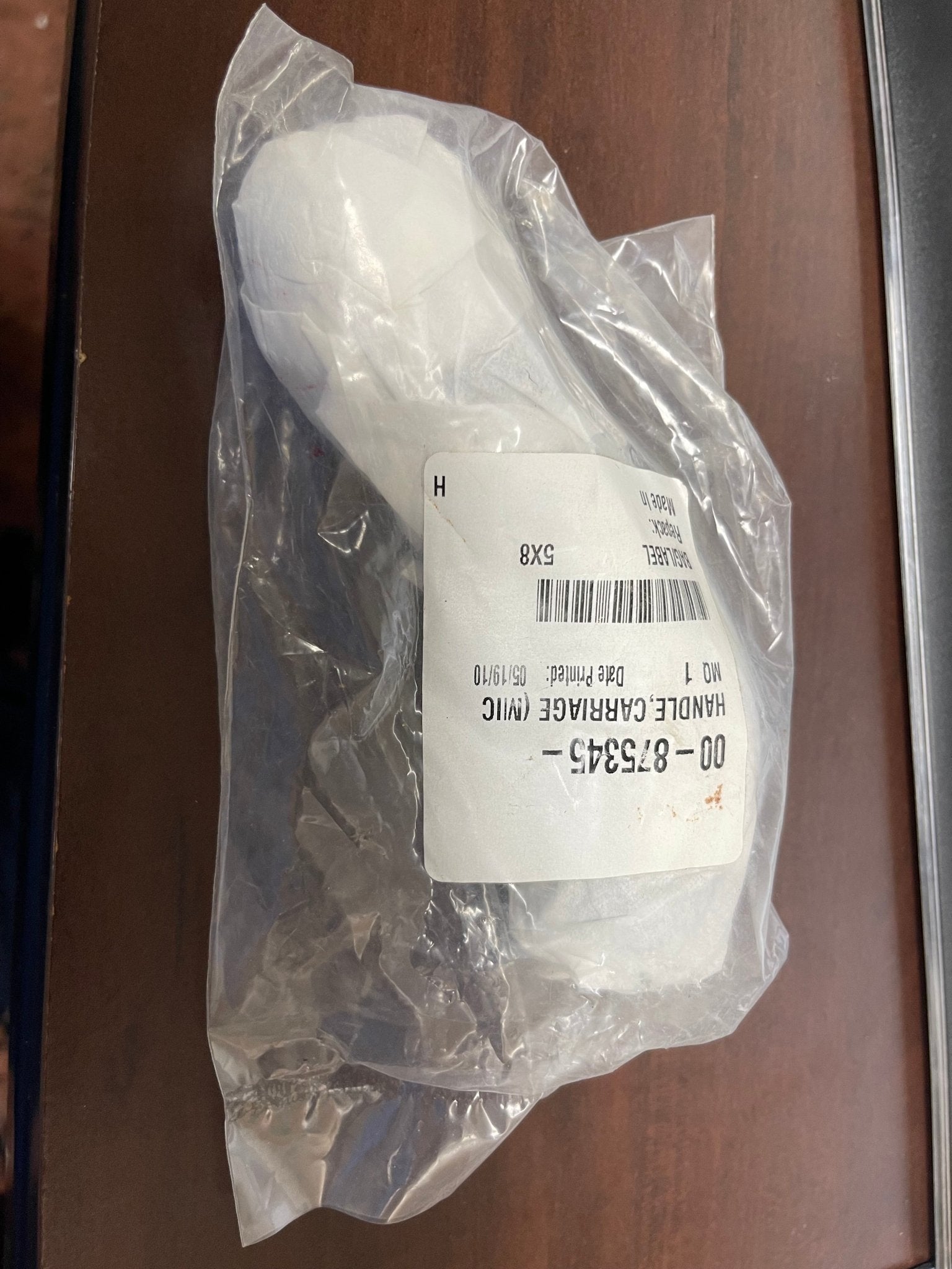 NEW Hobart 00 - 875345 Deli Slicer Carriage Handle, Microban - Falcon Restaurant Supply - 2