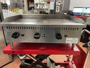 Used Adcraft 36" ECTG-36 NG Stainless Countertop Griddle 90,000 BTU