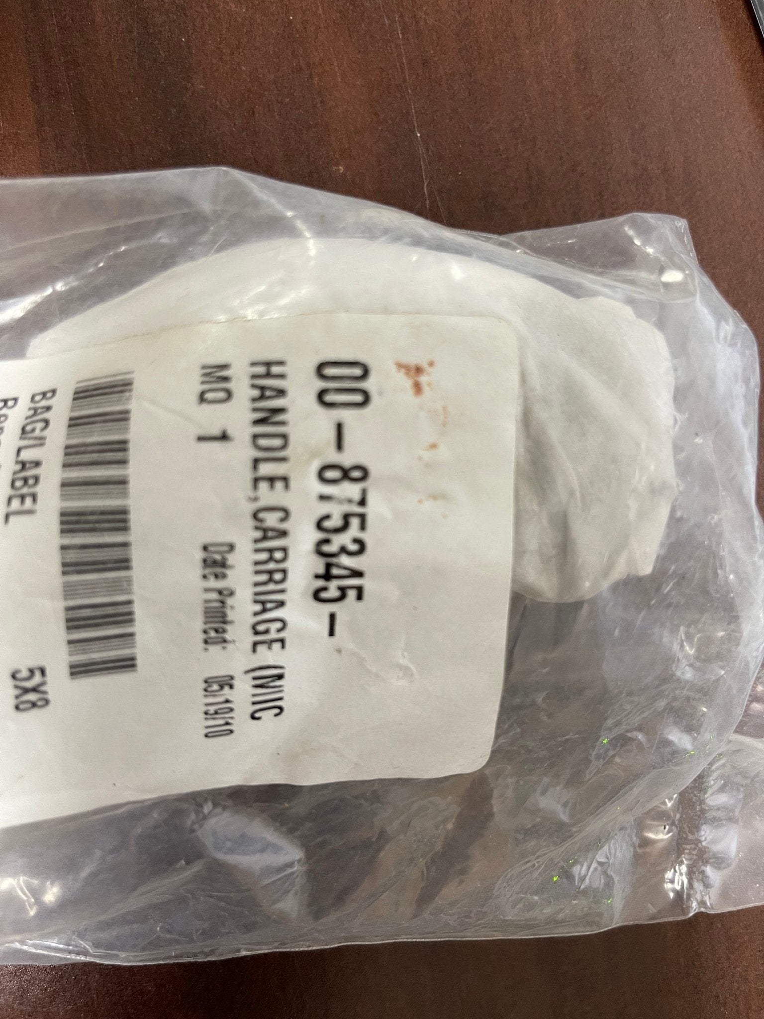 NEW Hobart 00-875345 Deli Slicer Carriage Handle, Microban