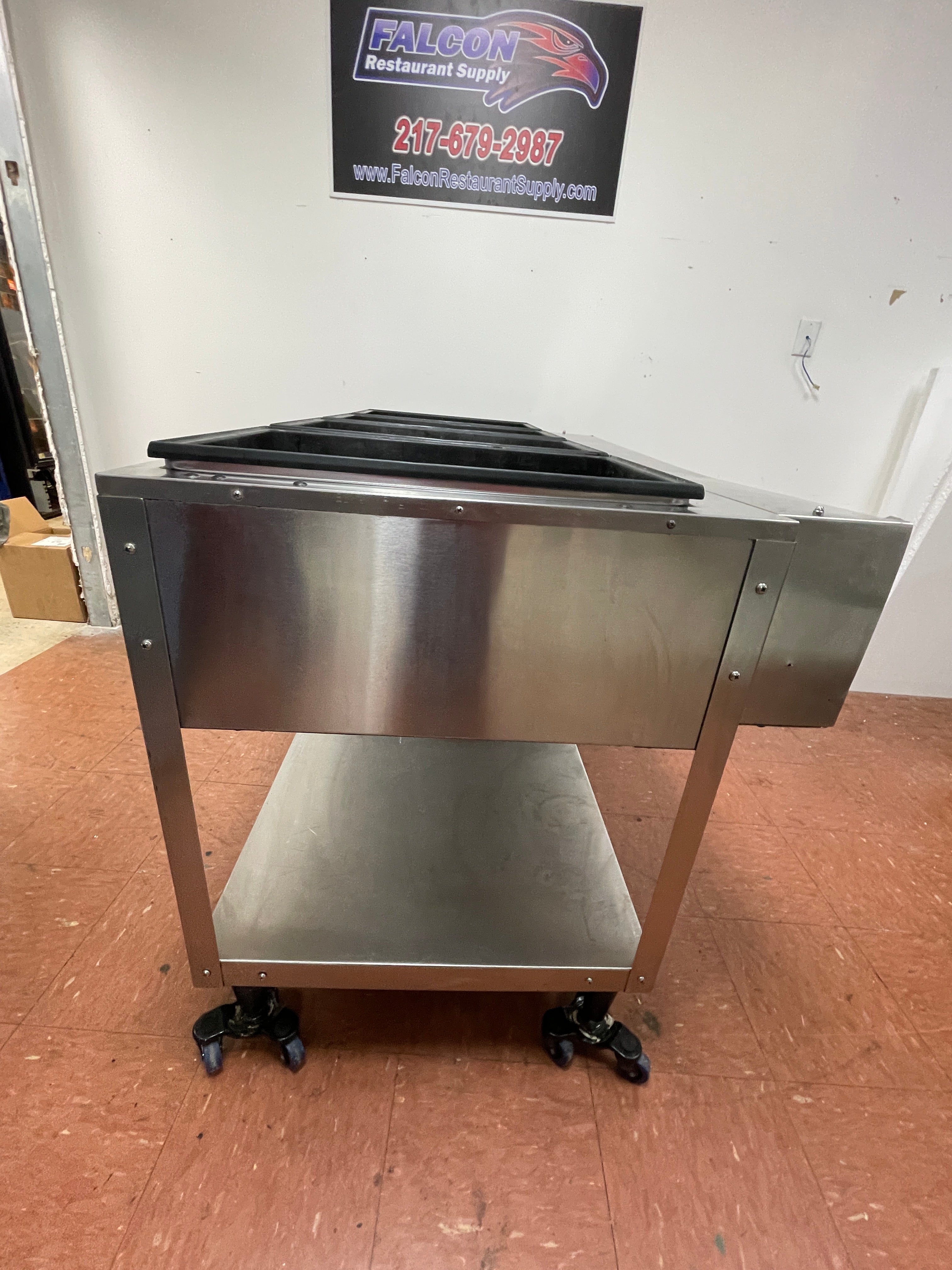 Used 61" Vollrath 38104 ServeWell Electric Four Pan Sealed Well Hot Food Table 120V - TH2