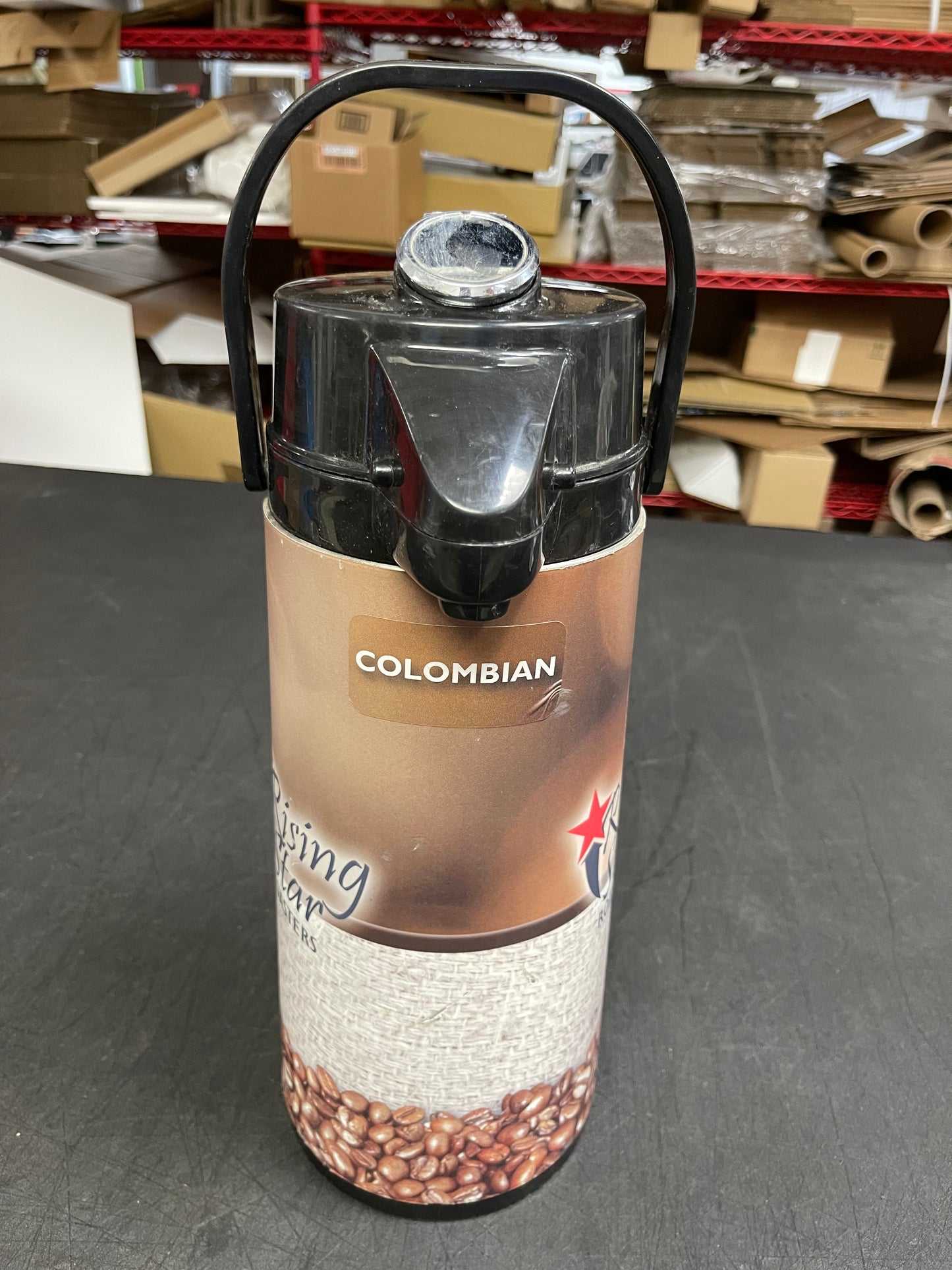 Used 2.5 Liter Insulated Coffee Air Pot Dispenser