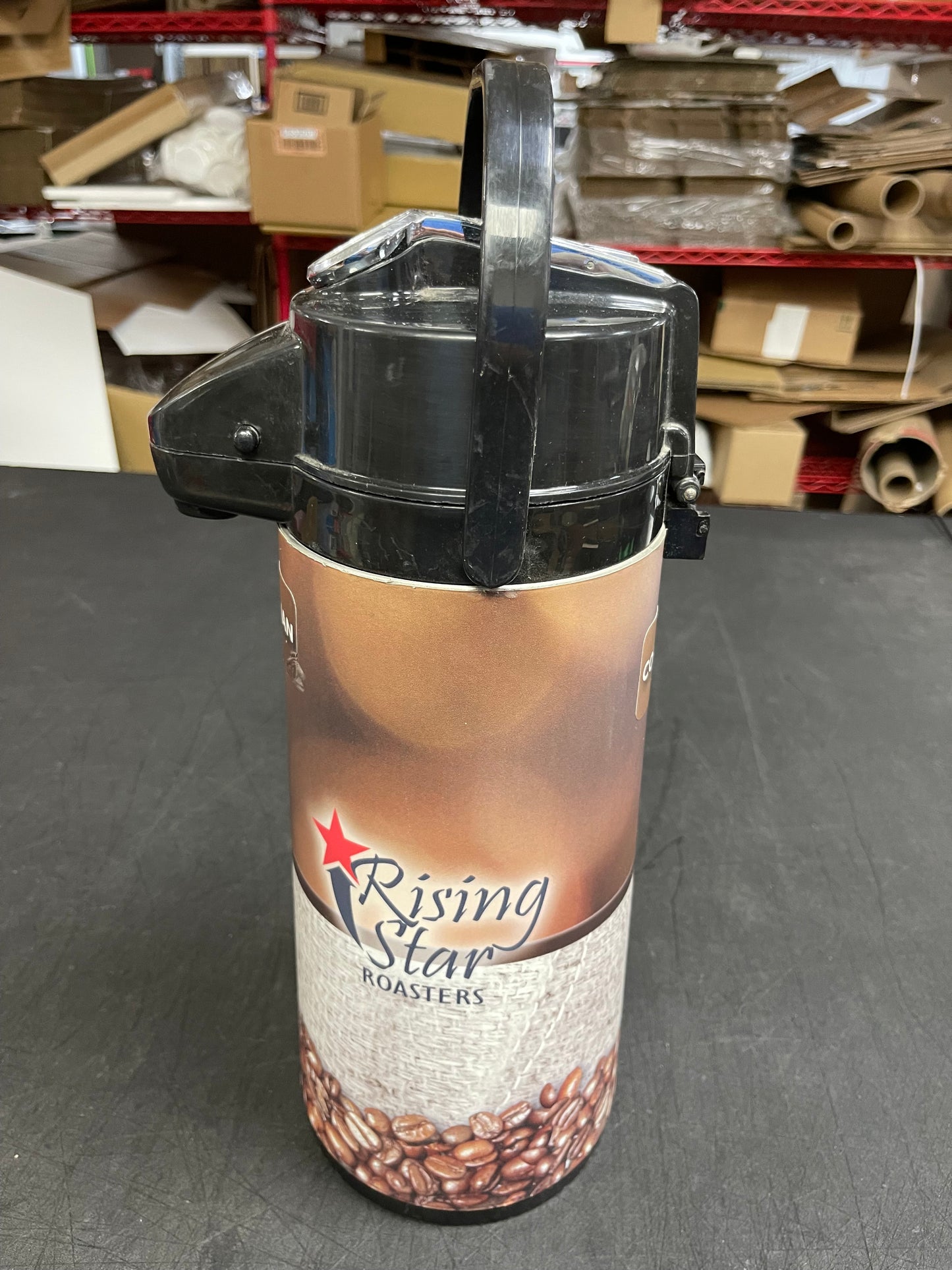 Used 2.5 Liter Insulated Coffee Air Pot Dispenser