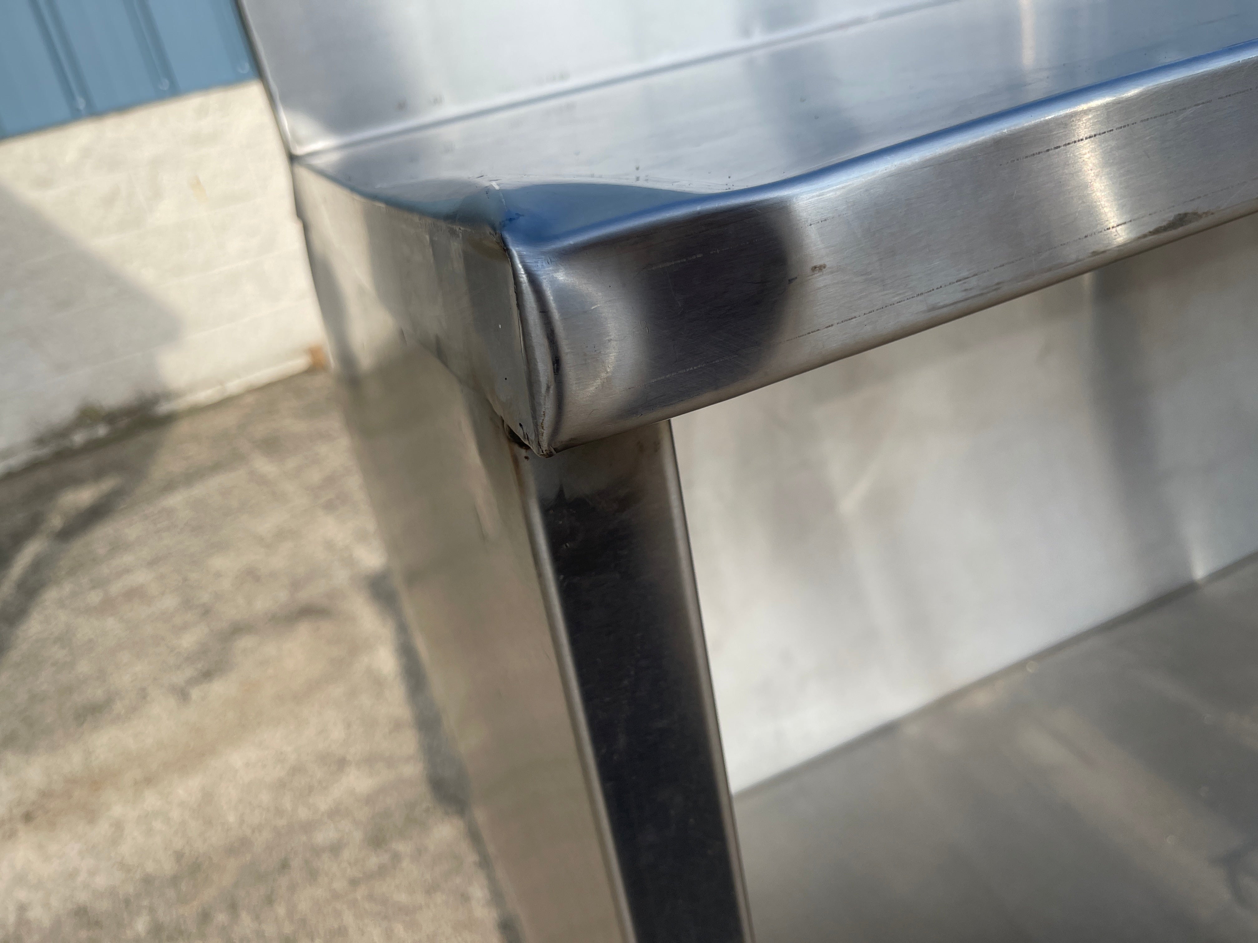 96" X 24" Stainless Steel Cabinet with Casters - SS342