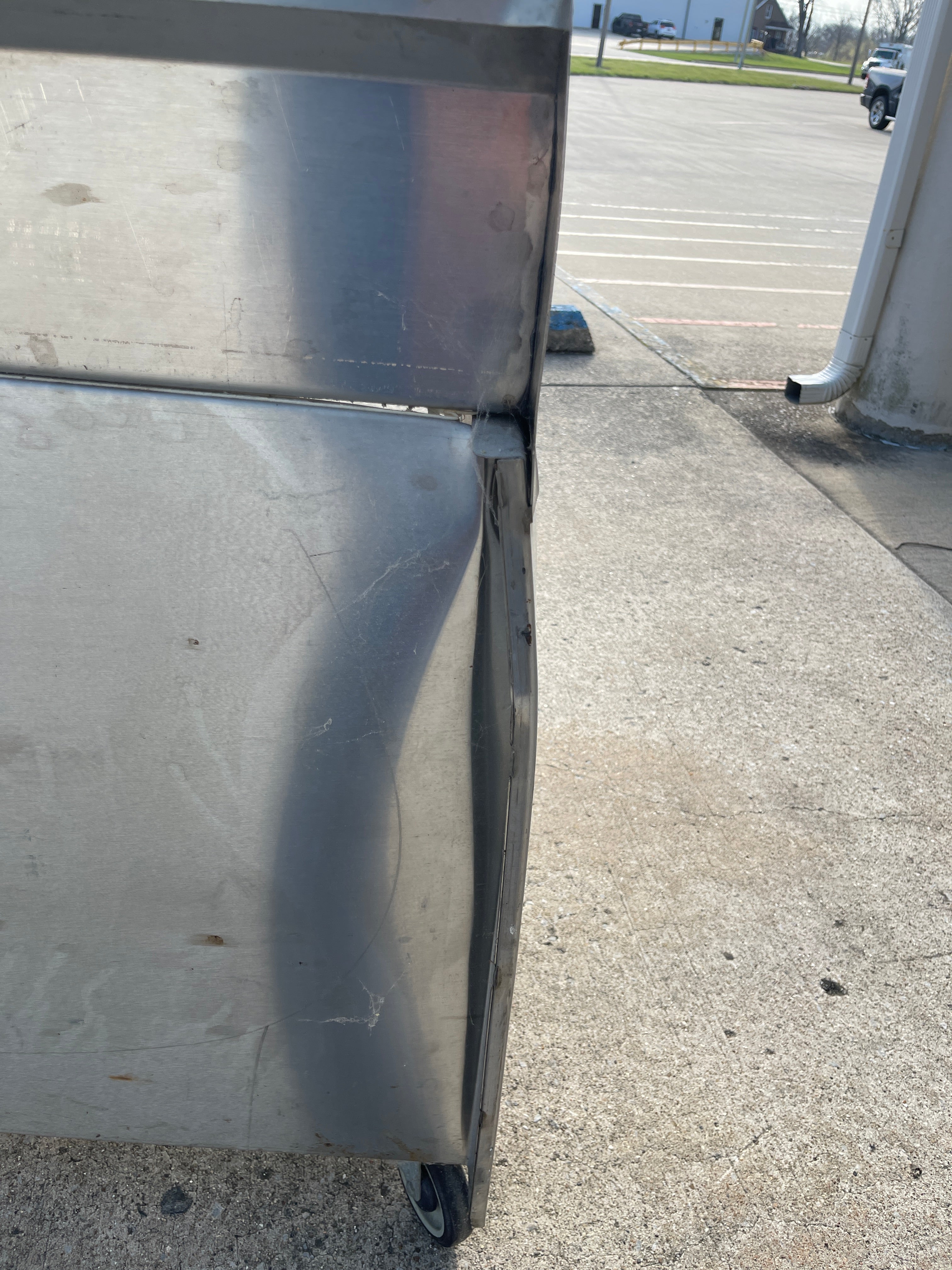 96" X 24" Stainless Steel Cabinet with Casters - SS342