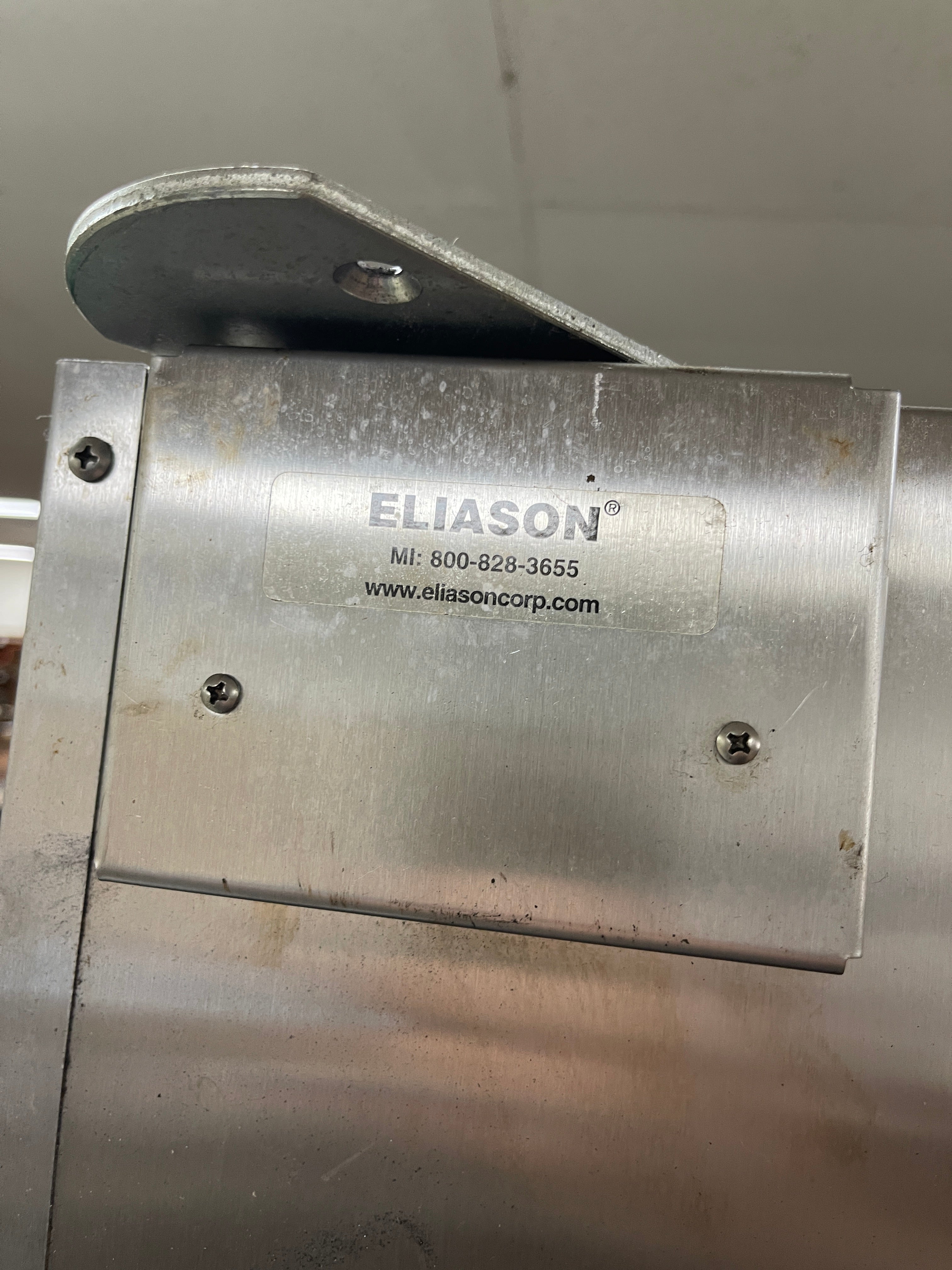 Used 82.5" X 35.25" Eliason Stainless Steel Commercial Swinging Door - FG8
