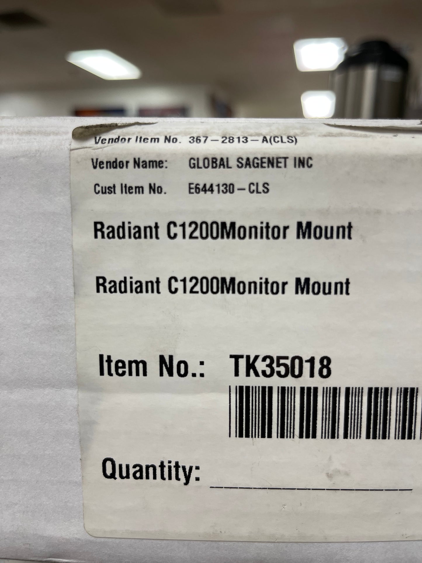 New ENS 367-2813 Articulating 4"Wall Mount Radiant C1200 POS Monitor