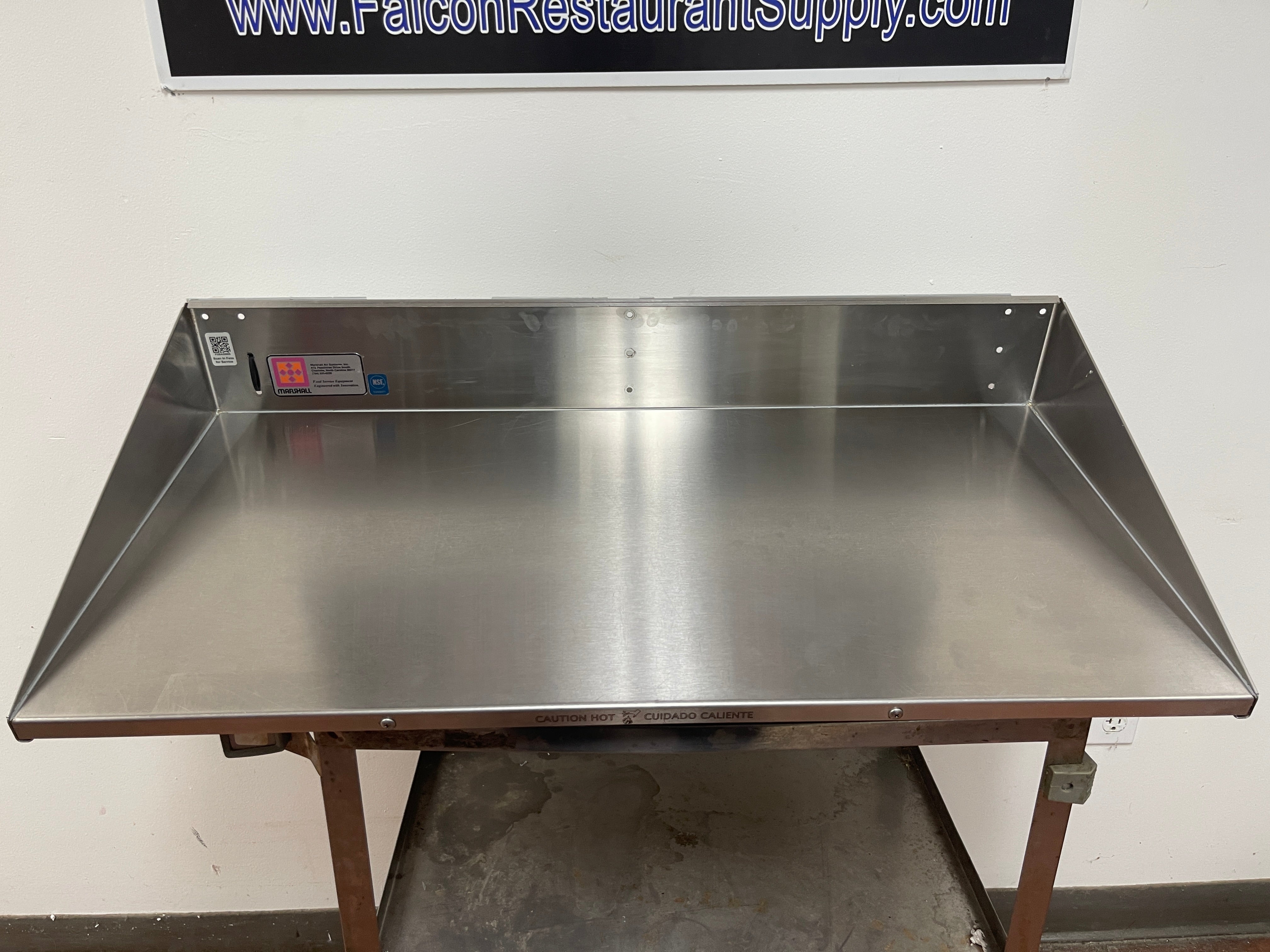 Used Marshall 175401 36" ThermoGlo Heated Stainless Steel Wall Mounted Shelf 120V - FG5