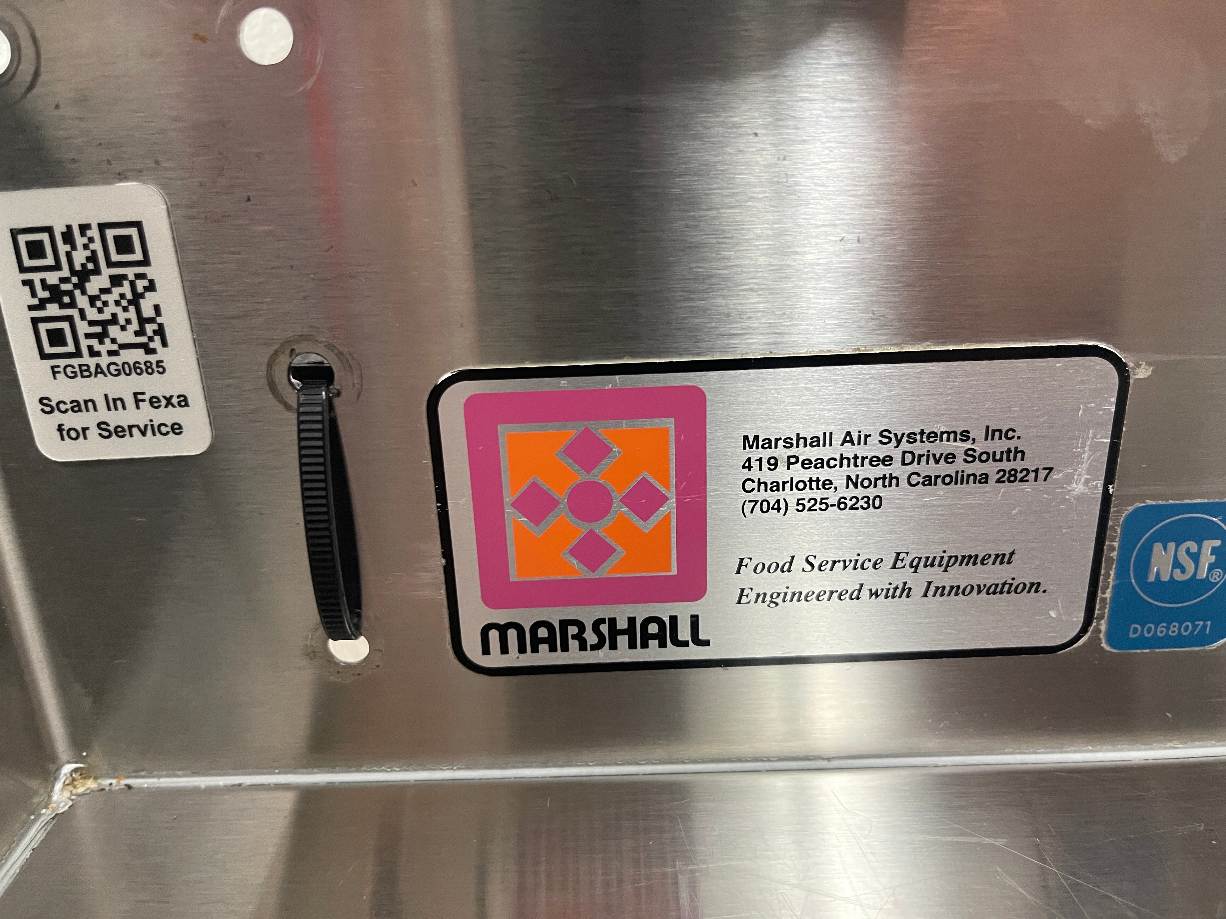 Used Marshall 175401 36" ThermoGlo Heated Stainless Steel Wall Mounted Shelf 120V - FG7