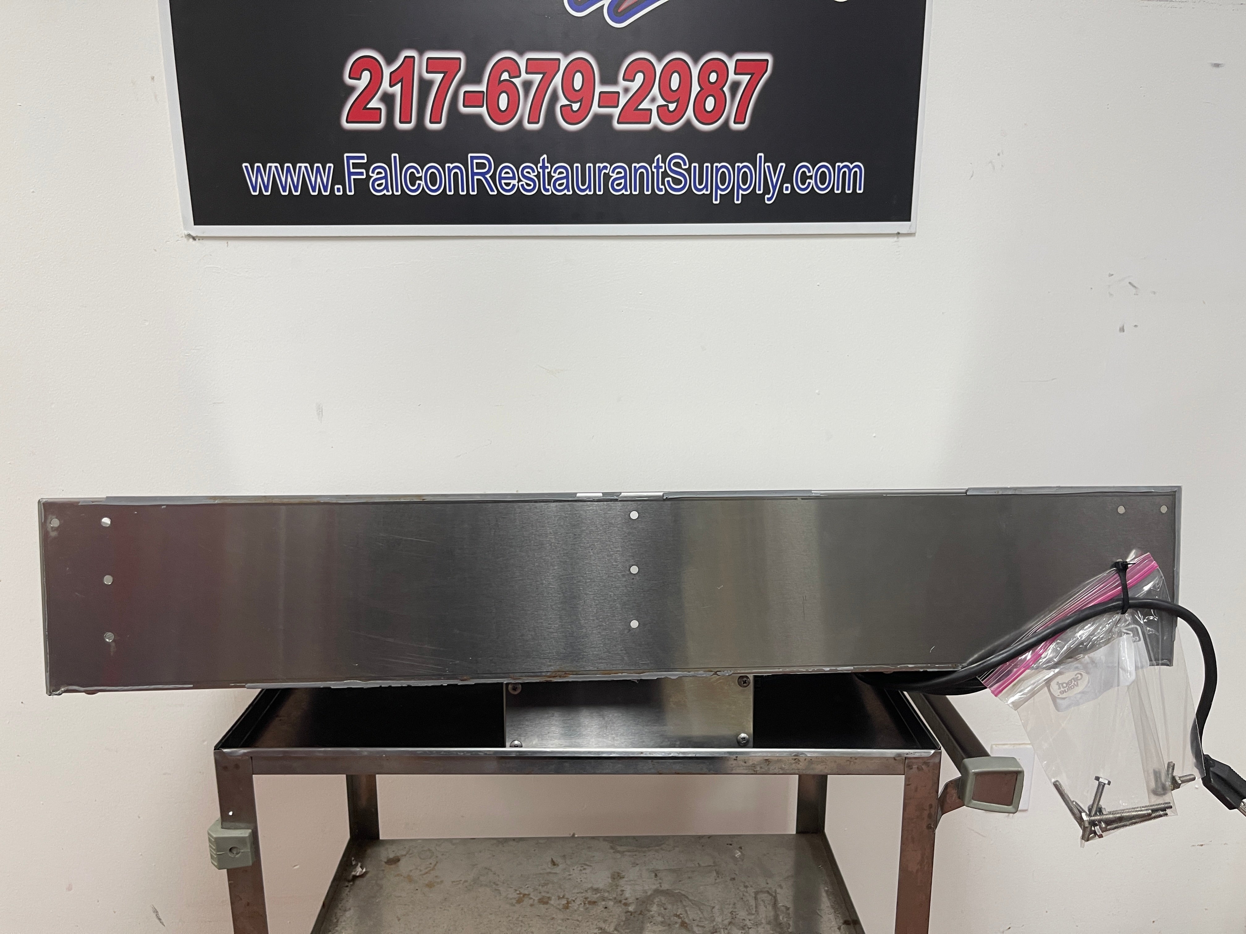 Used Marshall 175401 36" ThermoGlo Heated Stainless Steel Wall Mounted Shelf 120V - FG6