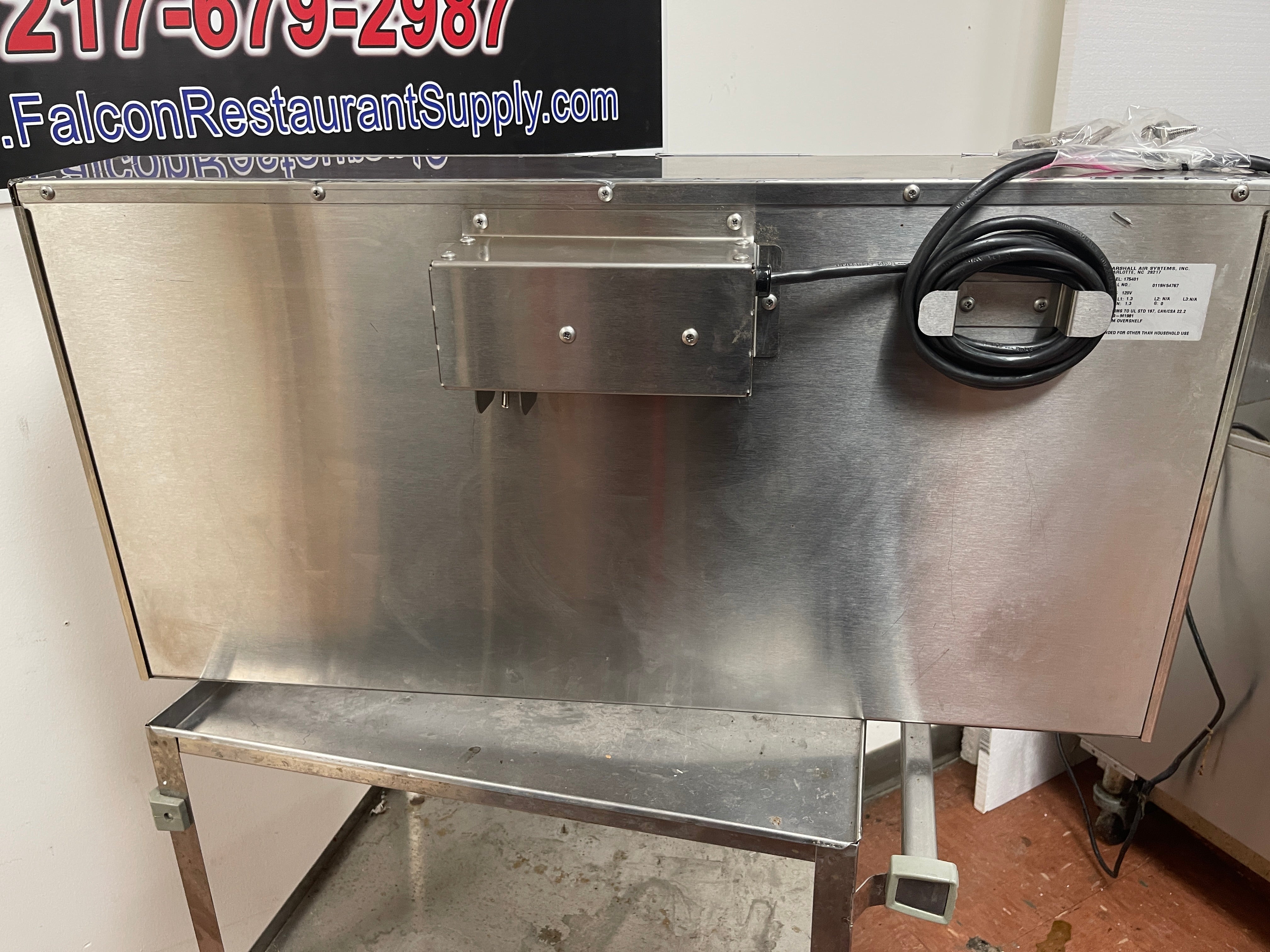 Used Marshall 175401 36" ThermoGlo Heated Stainless Steel Wall Mounted Shelf 120V - FG6