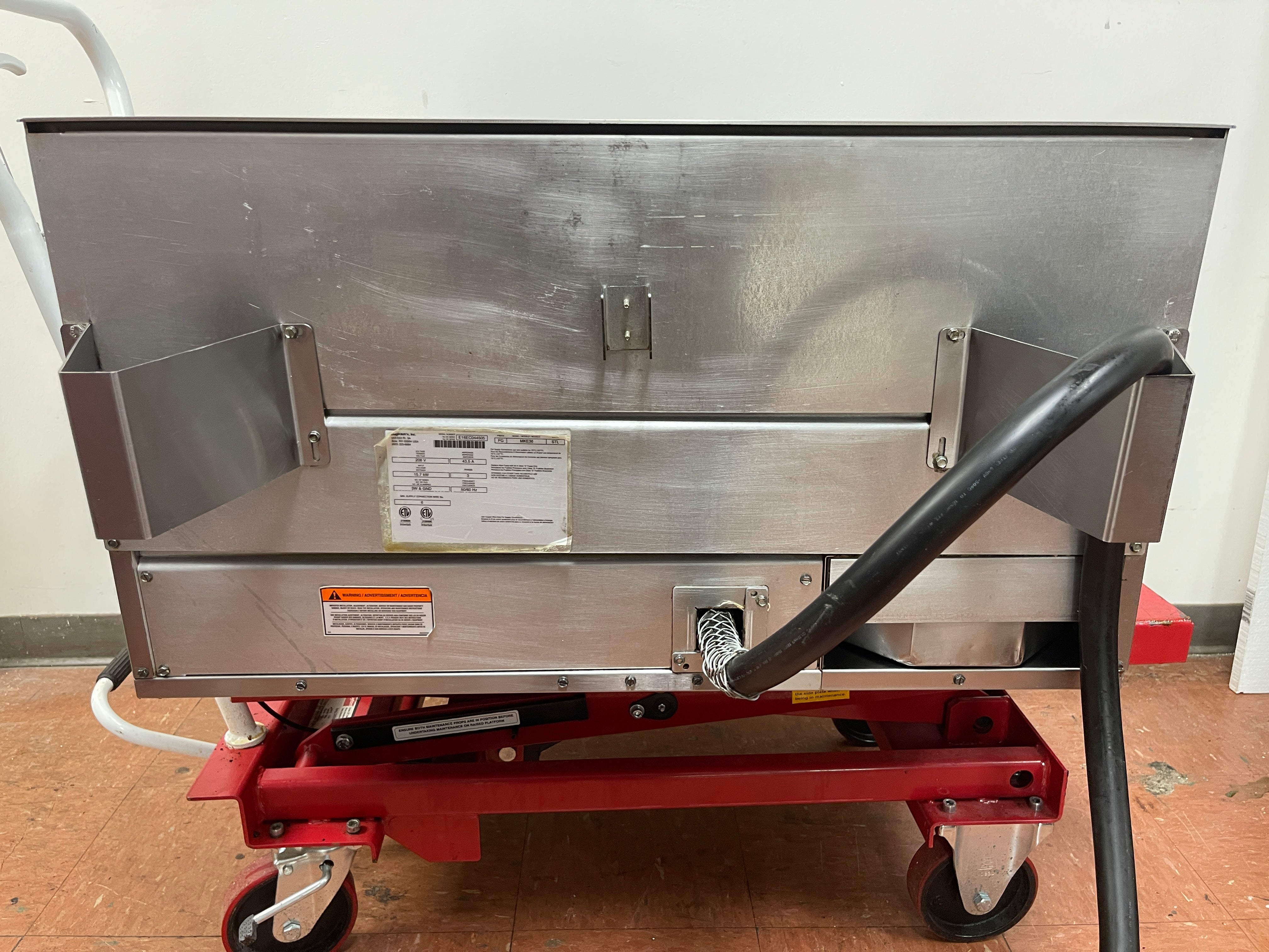 Used 36" MagiKitch'n MKE-36-STL Electric Griddle with Thermostatic Controls 208V, 3 Ph - FG5