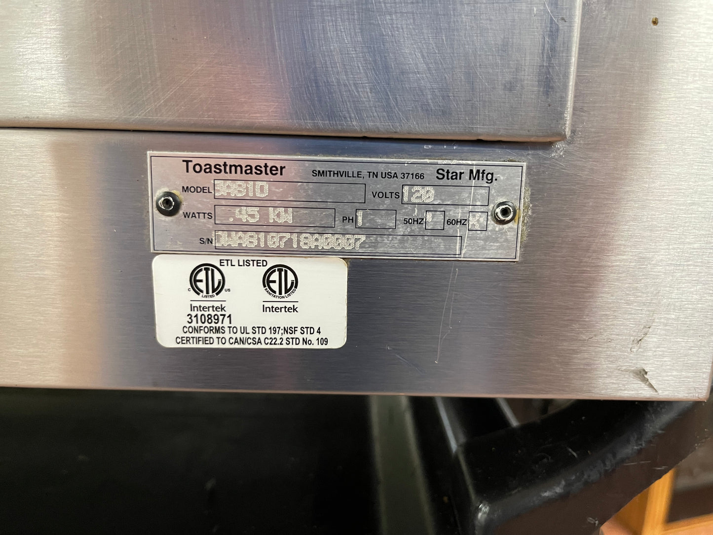 Toastmaster 3A81D Commercial Warming Drawer Chip Food Warmer 120V