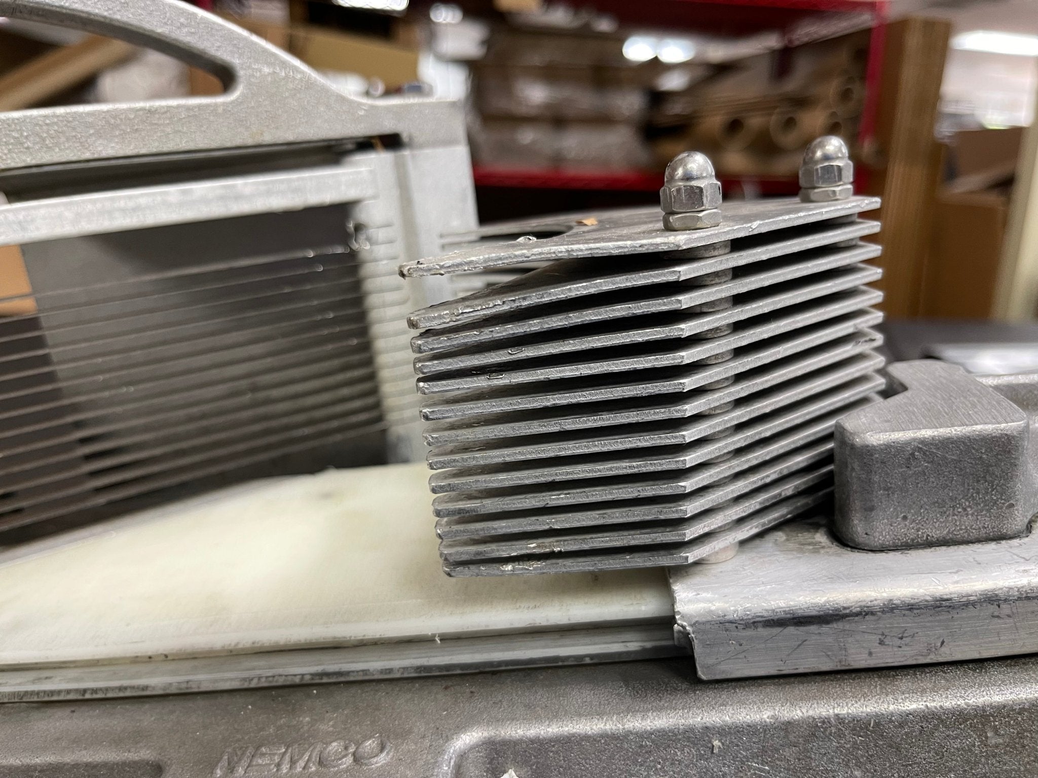 Used Nemco 56600 - 1 Commercial Kitchen Restaurant Easy Tomato Slicer II - Falcon Restaurant Supply - 5