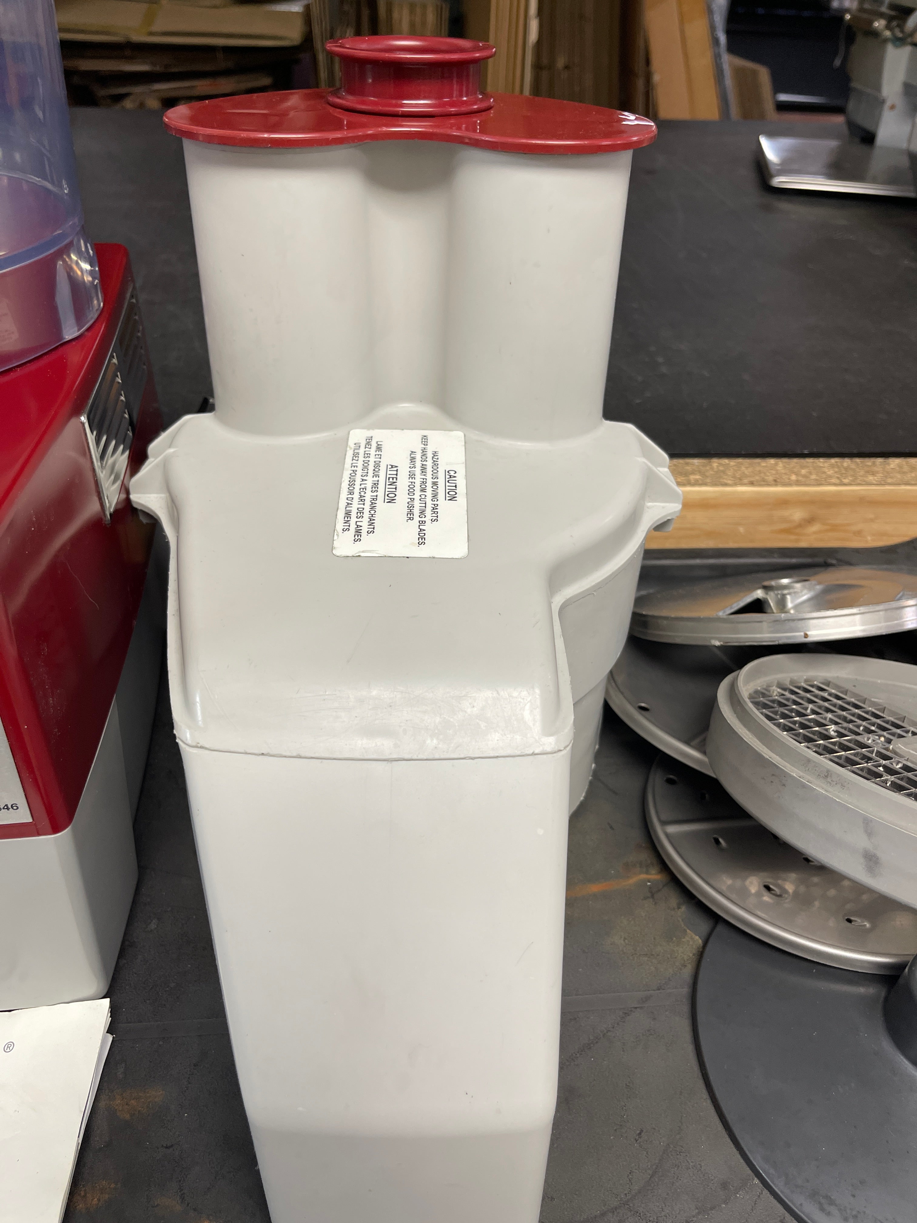 Used Robot Coupe R2 DICE 3qt Food Processor with Continuous Feed and 4 Disc - BB