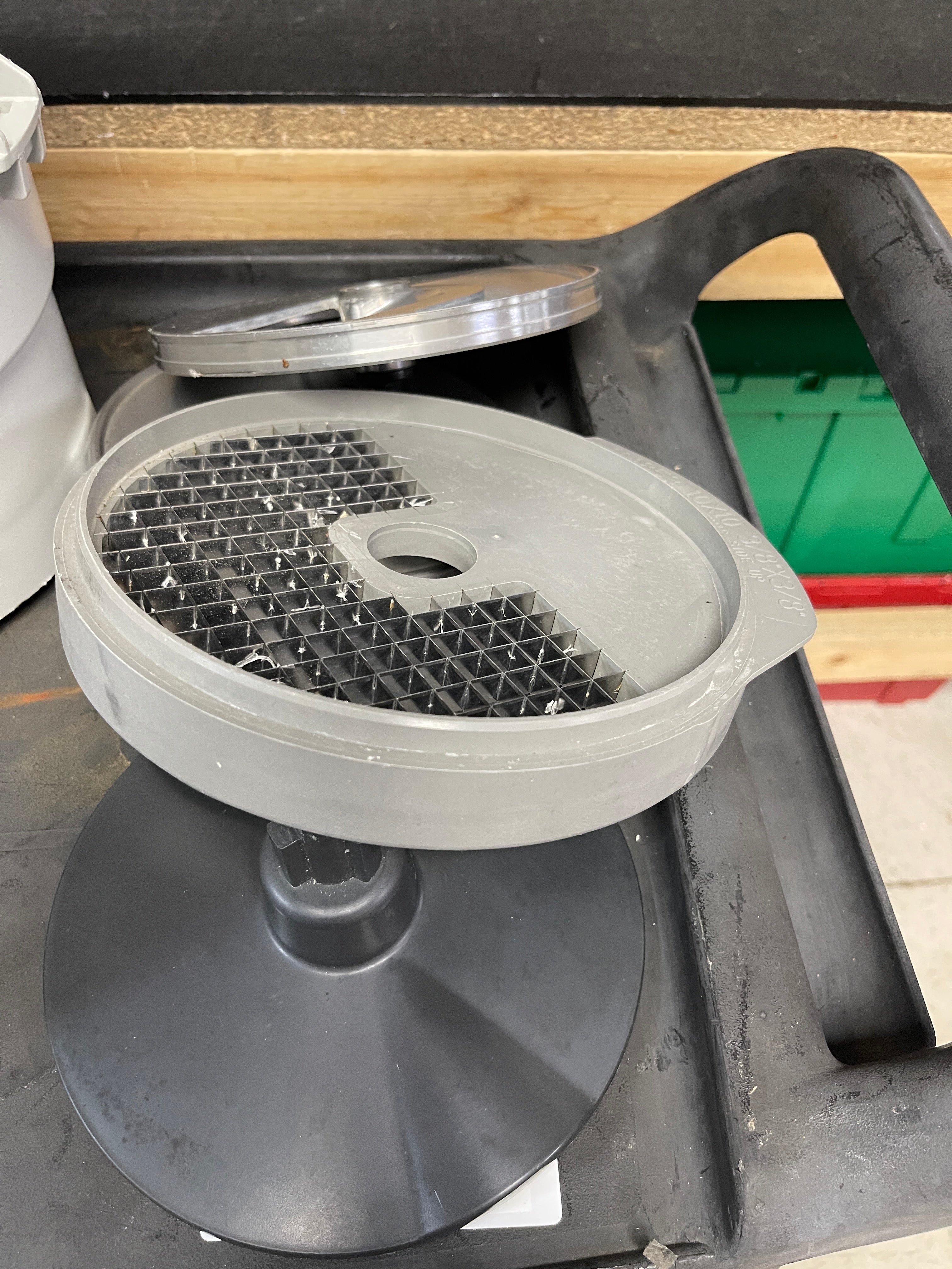 Used Robot Coupe R2 DICE 3qt Food Processor with Continuous Feed and 4 Disc - BB