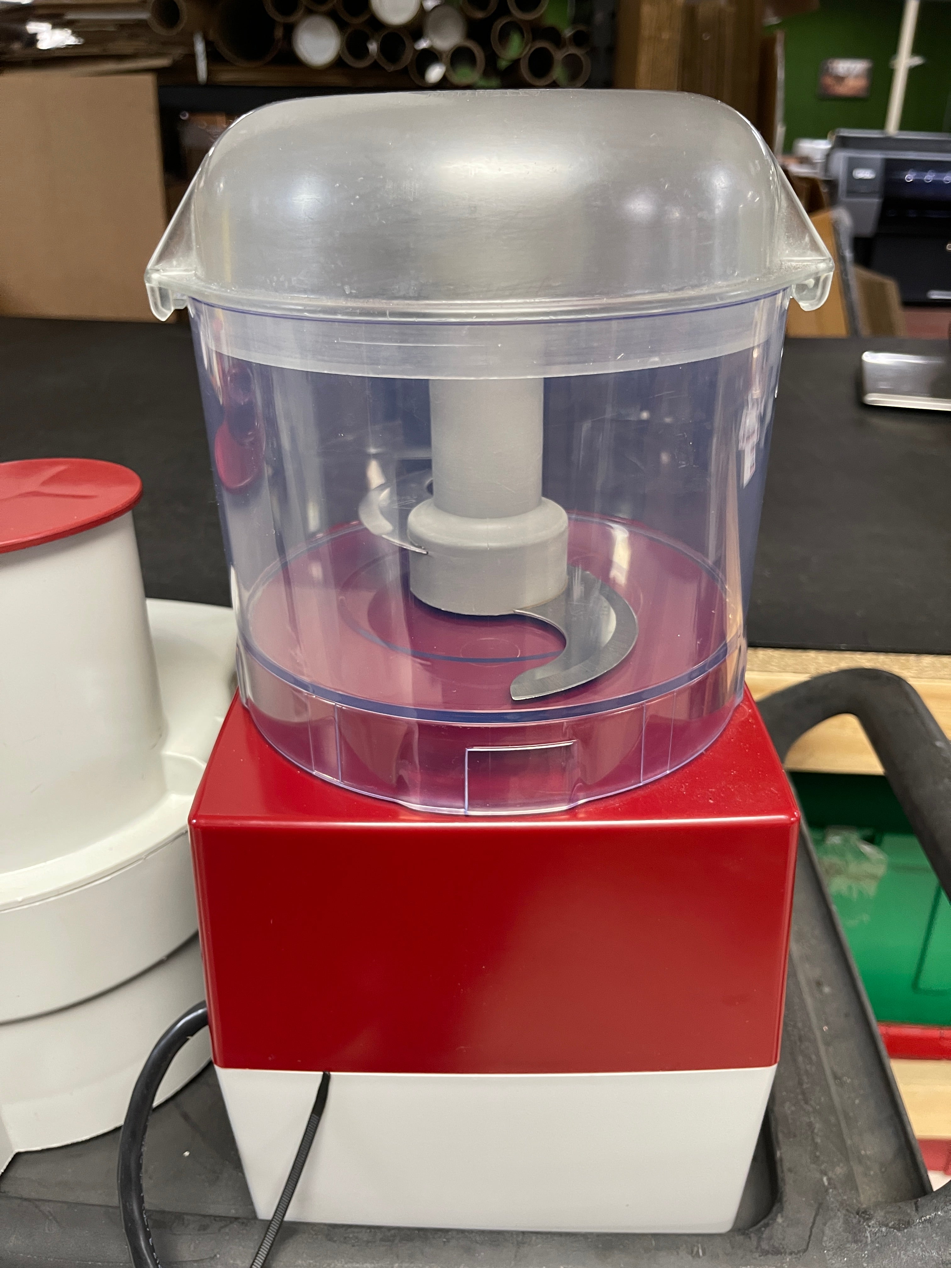 Used Robot Coupe R2 DICE 3qt Food Processor with Continuous Feed and 4 Disc - BB