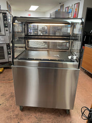 Used Federal CRB3628SS 36" Self Serve Refrigerated Merchandiser Display Cabinet 120V - Falcon Restaurant Supply - 1