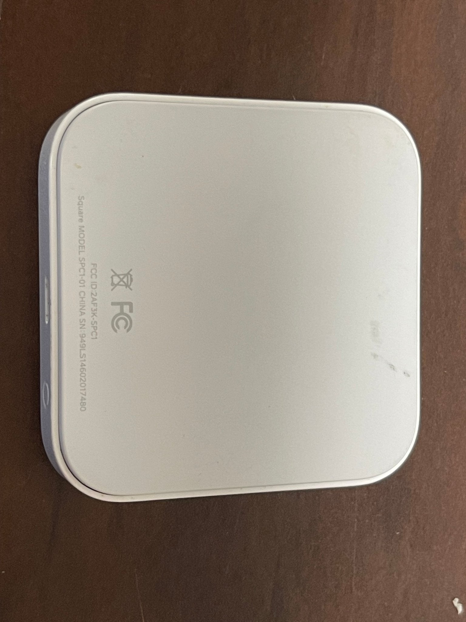 Used Square Contactless POS Payment Chip Card Reader, White - Falcon Restaurant Supply - 4