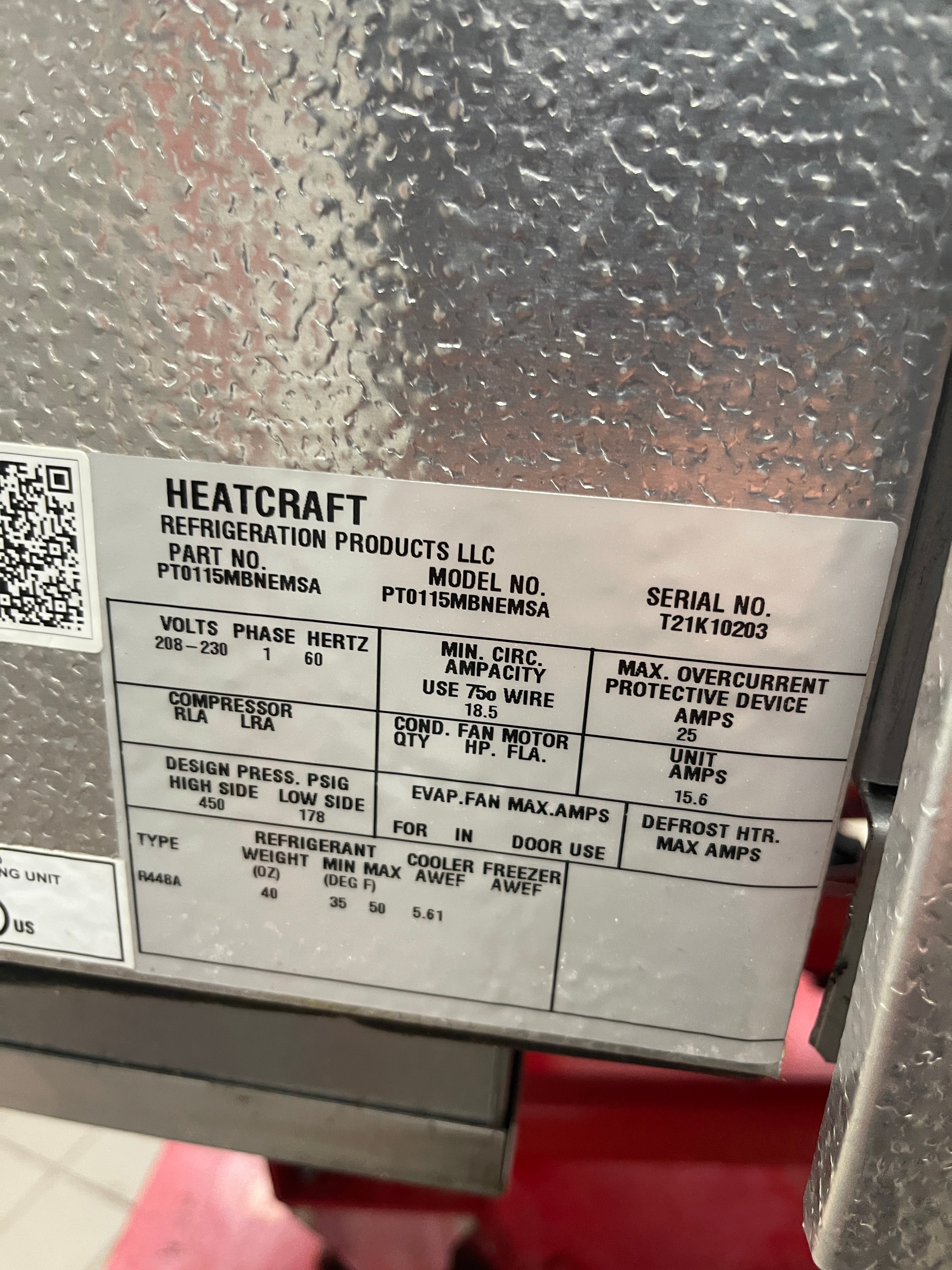 Used Southern Stainless 8' X 10' Refrigerated Walk-in Cooler - FG6
