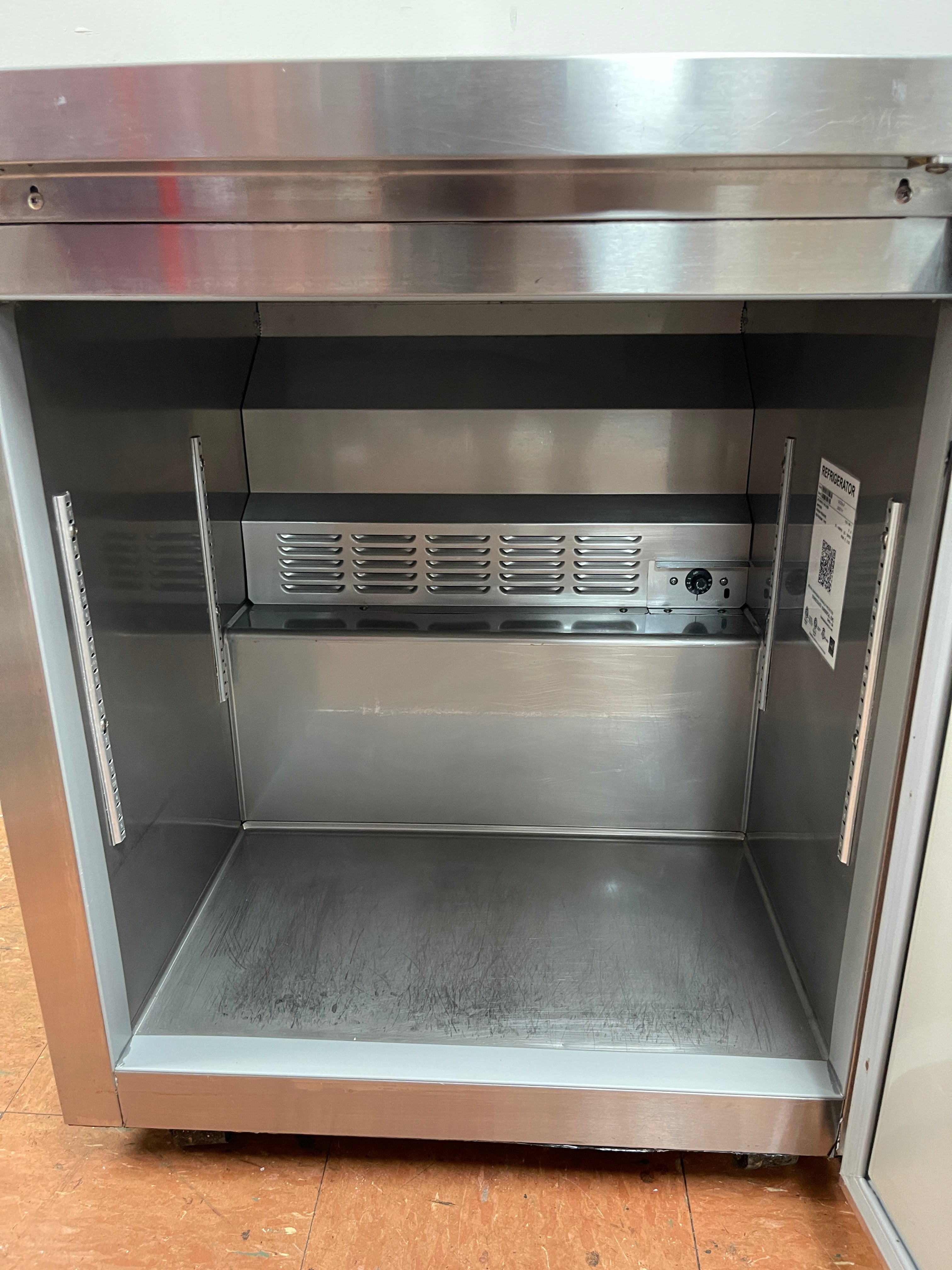 Used 27" Hoshizaki UR27B-LP Stainless Undercounter Refrigerator - TH1