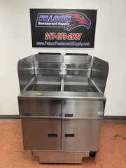 Used 2022 Pitco SG14S NG Fryer with (2) 50 lb. Frypots and Filter Drawer - TH2