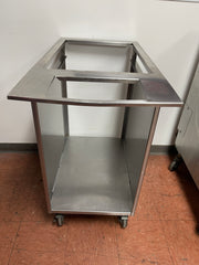 Used Stainless Steel Mobile Breading Station on Casters - FG8 - SS397