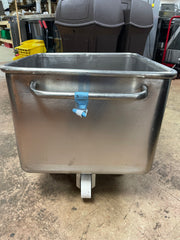 Used Stainless Steel 400lb Dump Buggy Cart - SS353