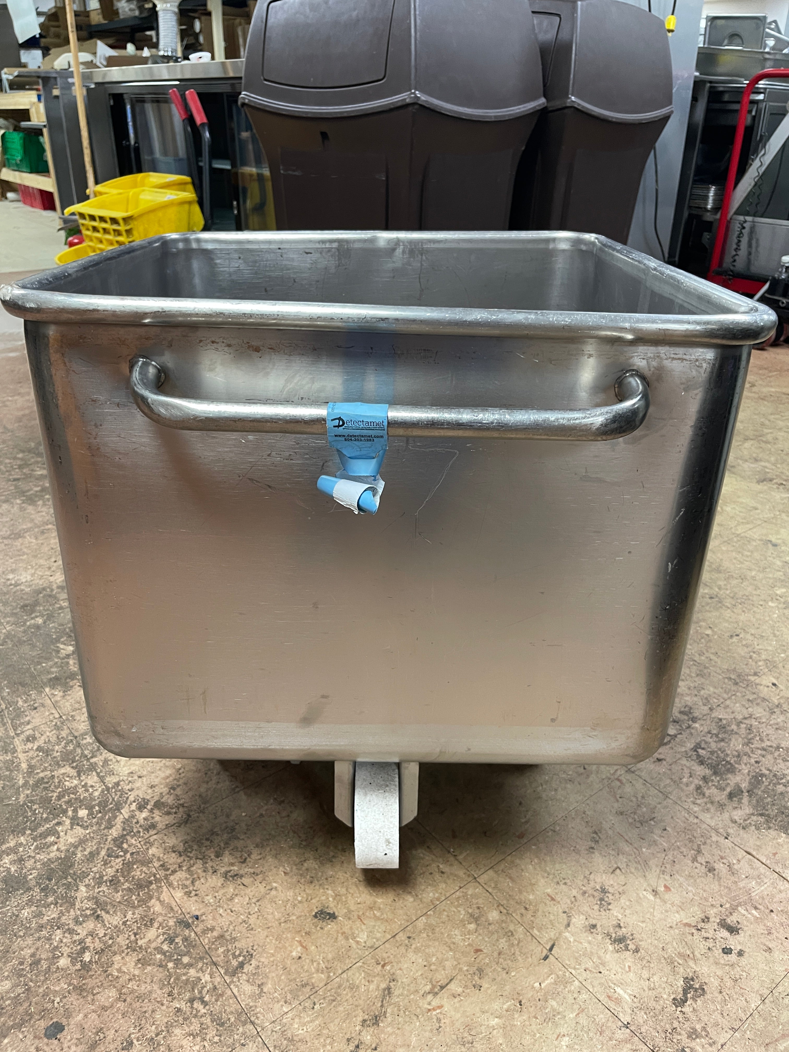 Used Stainless Steel 400lb Dump Buggy Cart - SS353