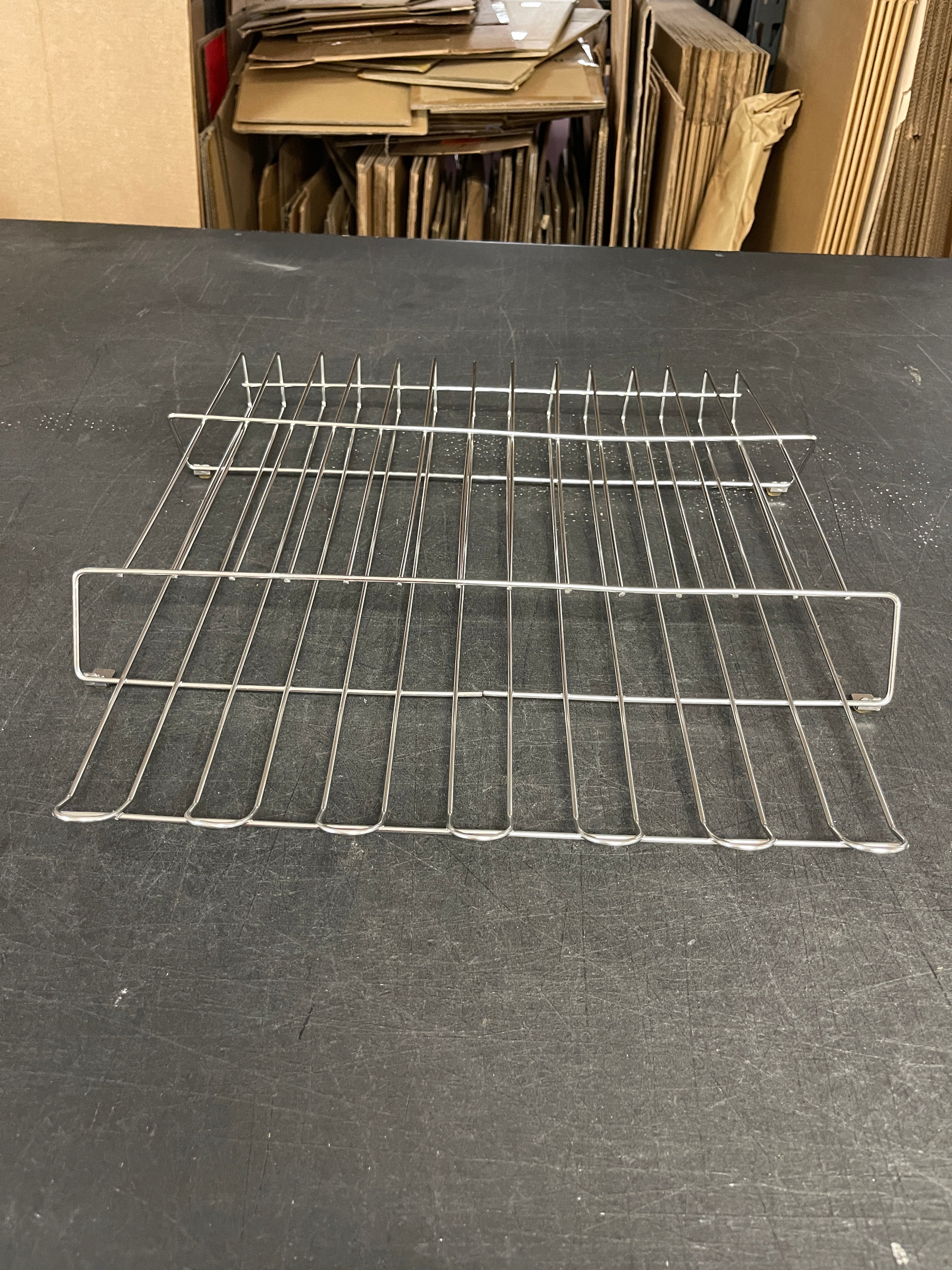 Unused Hicorp Stainless 18"X18" Sandwich Sheet Wrap Holding Rack - F1