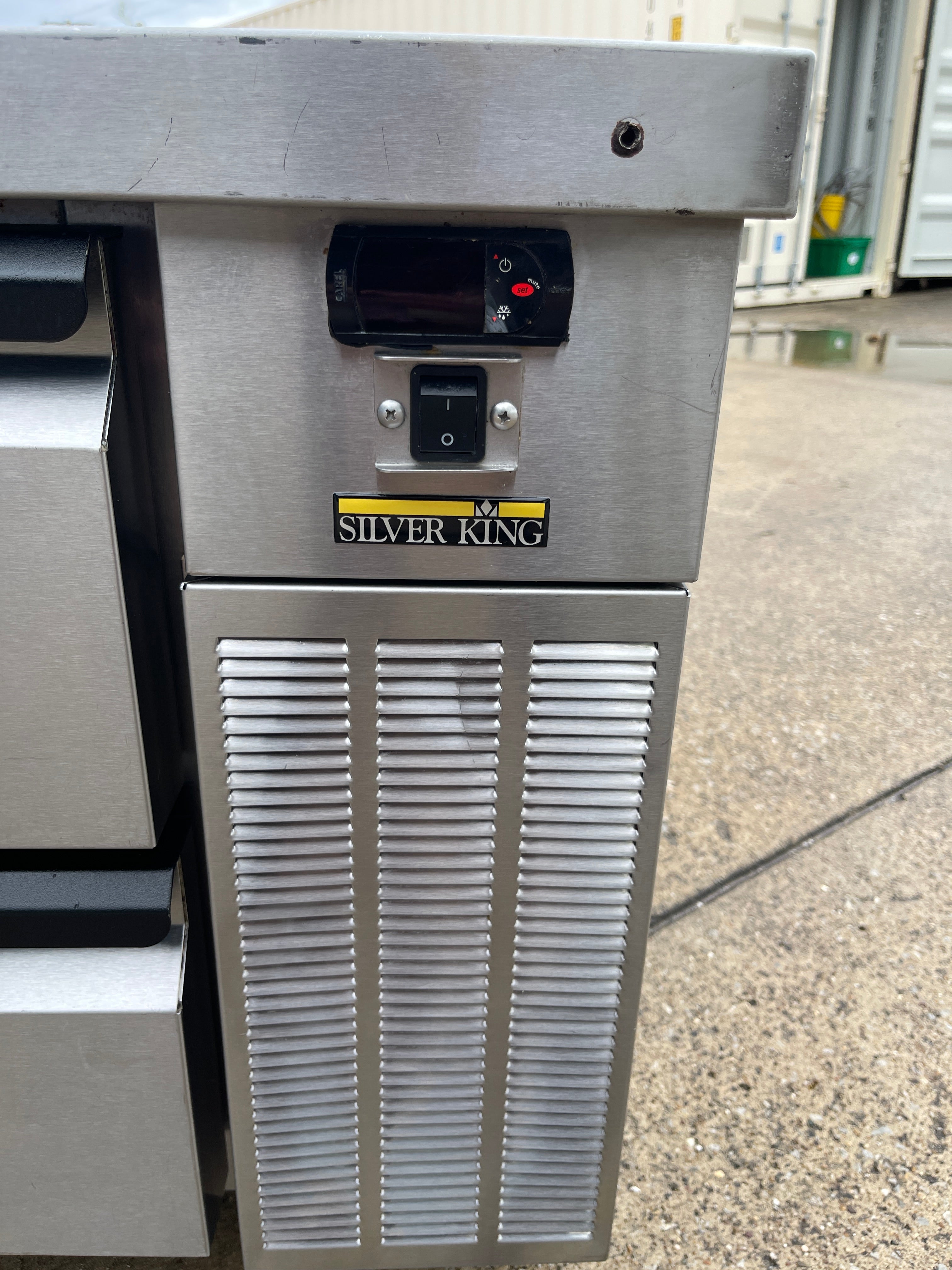 Used 97" Silver King SKRCB97HL/CFG Refrigerated 6 Drawer Chef Base - 115V - FG6