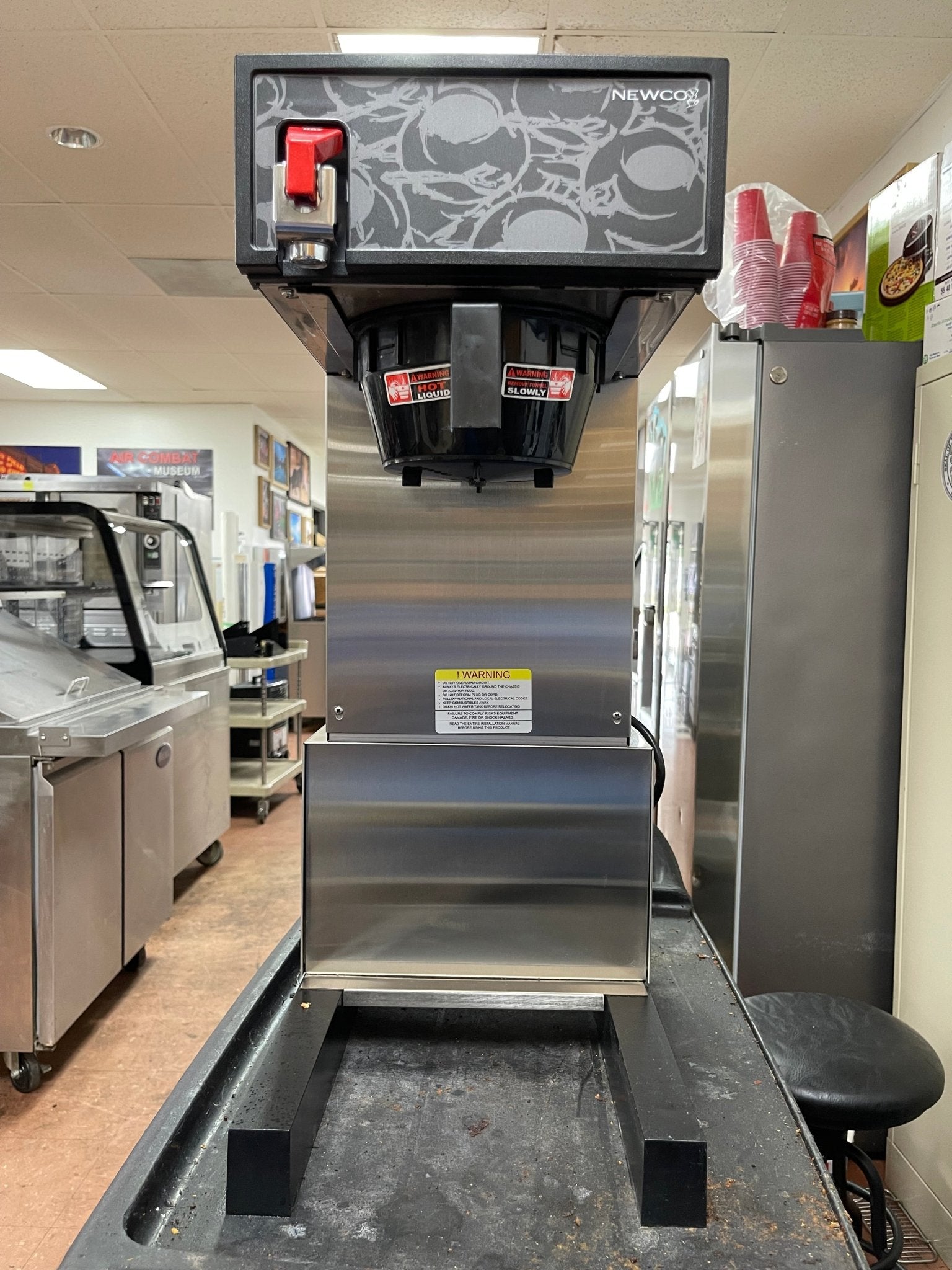 Used Newco NK - PDAF Commercial Automatic Tall Coffee Brewer Machine 120V - Falcon Restaurant Supply - 1