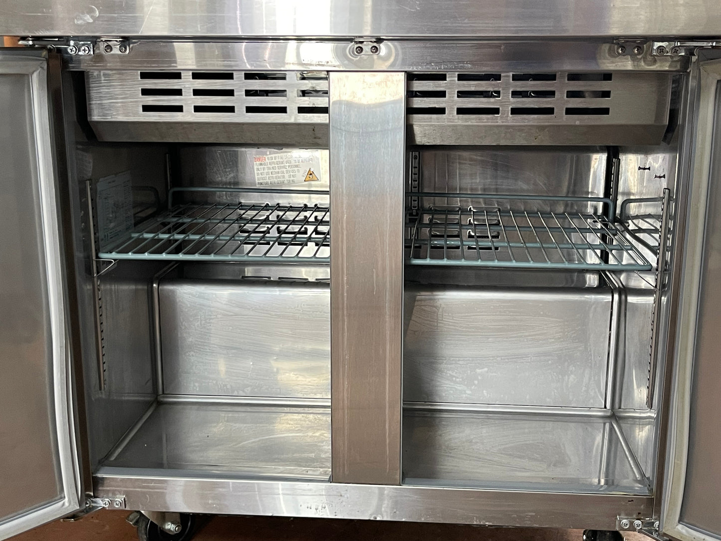 Used Hiendl esclm2-36-hc Refrigerated Mega Top 36" Prep Table