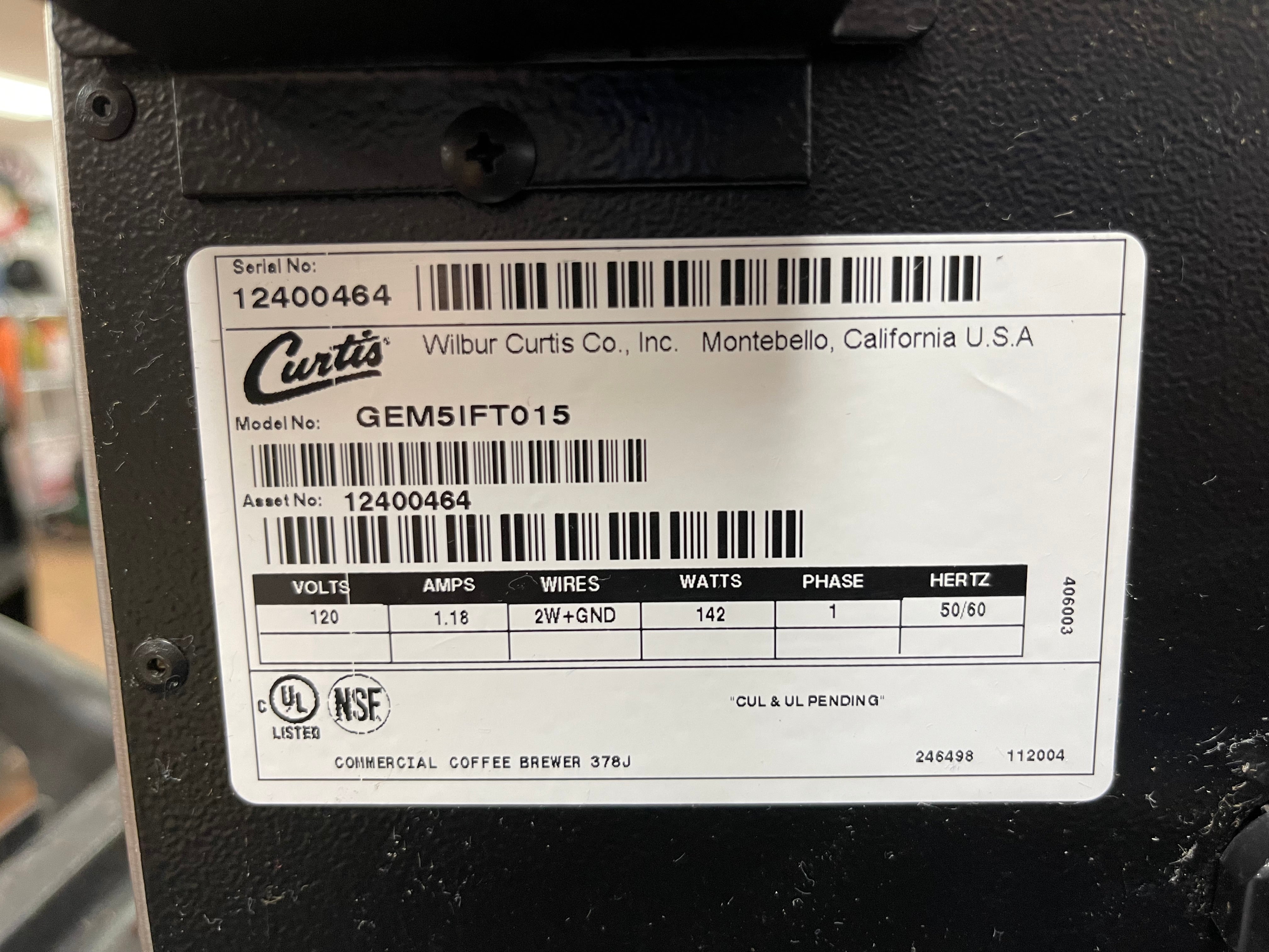 Used Curtis GEM5IFIT015 Gemini Twin Intellifresh Warmer Stand 120V