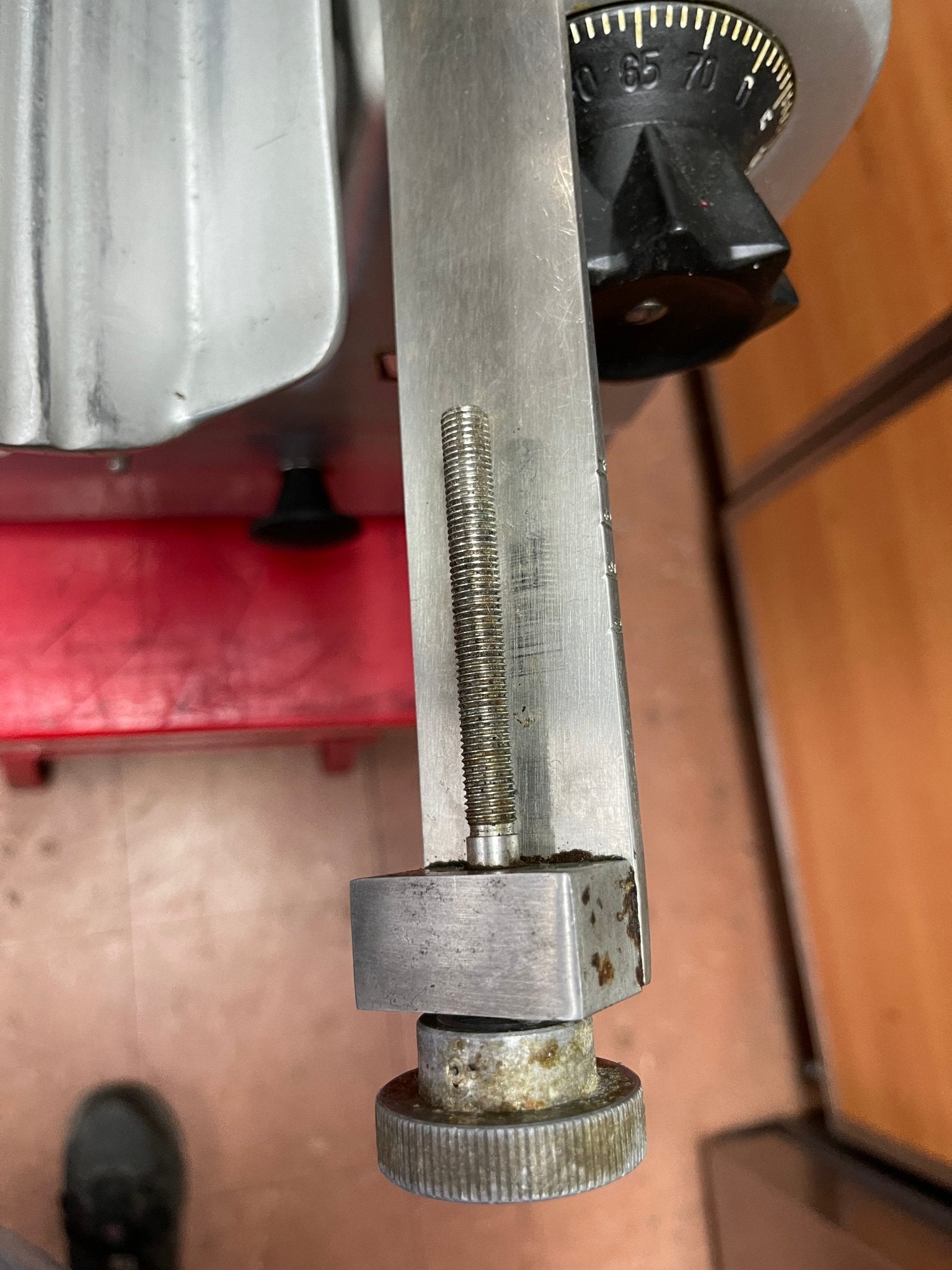 Used Hobart Automatic Meat Cheese Deli Slicer Model 1712R 120V - Falcon Restaurant Supply - 4