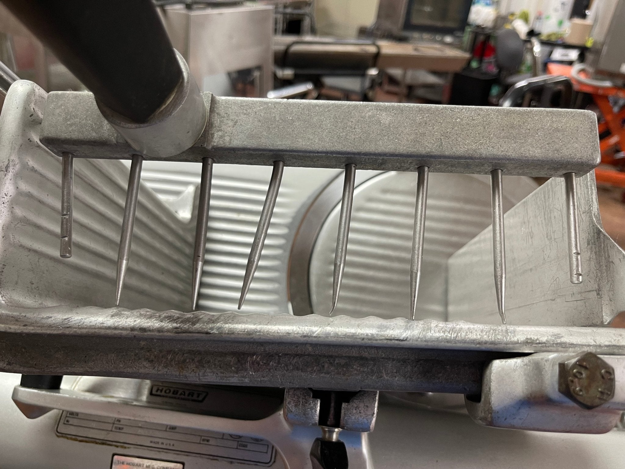Used Hobart Automatic Meat Cheese Deli Slicer Model 1712R 120V - Falcon Restaurant Supply - 6