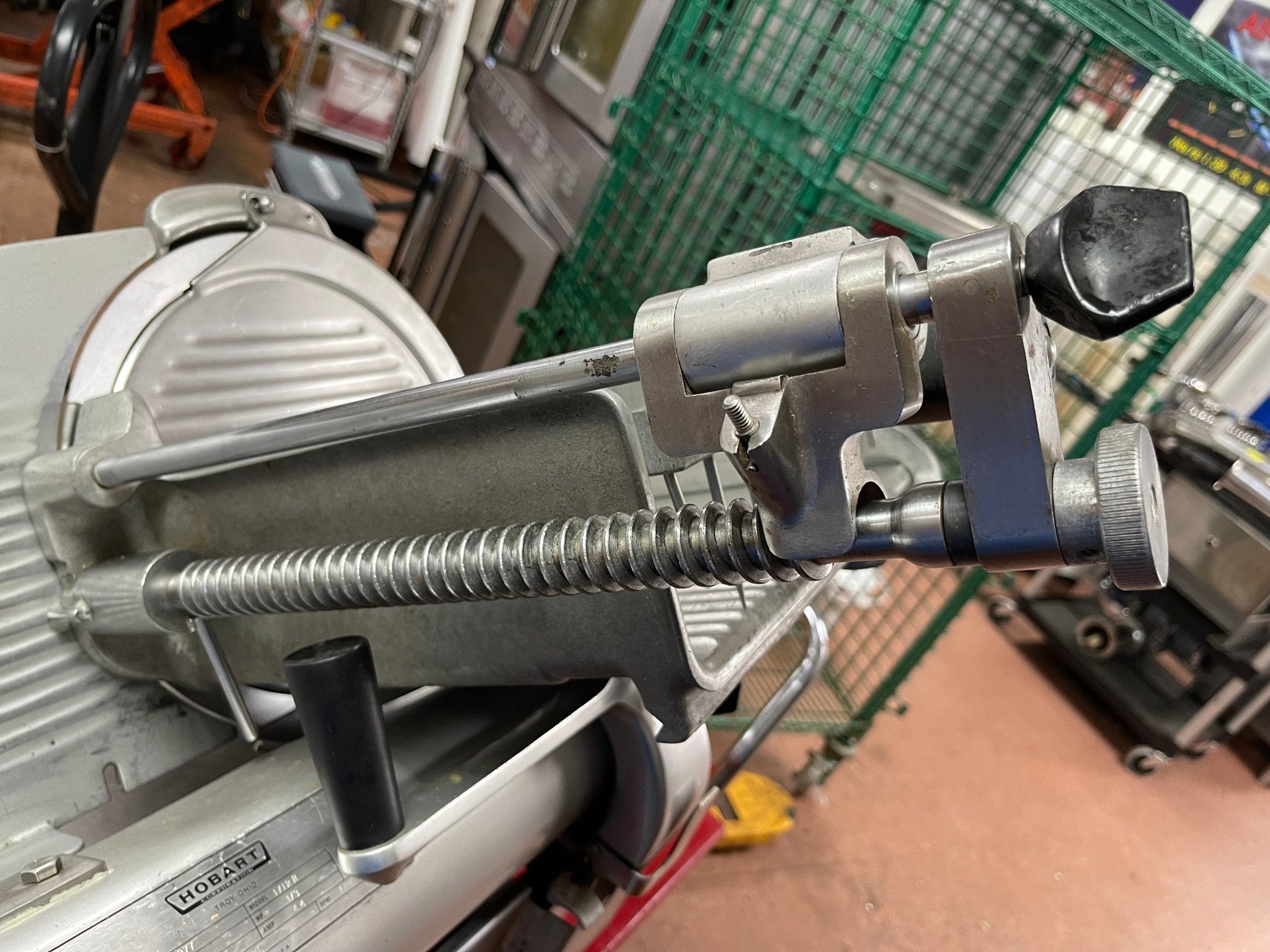 Used Hobart Automatic Meat Cheese Deli Slicer Model 1712R 120V - Falcon Restaurant Supply - 8